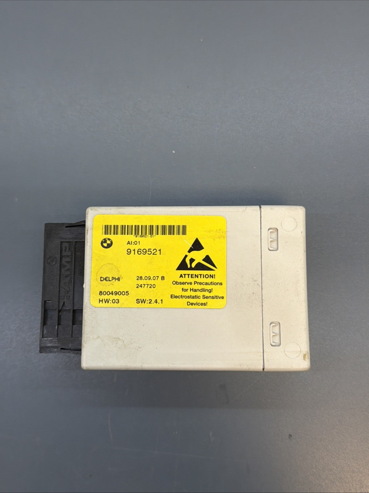 BMW 05-10 E60/E61 CENTER CONSOLE iDrive/ECU SWITCH CONTROL MODULE OEM 9169521