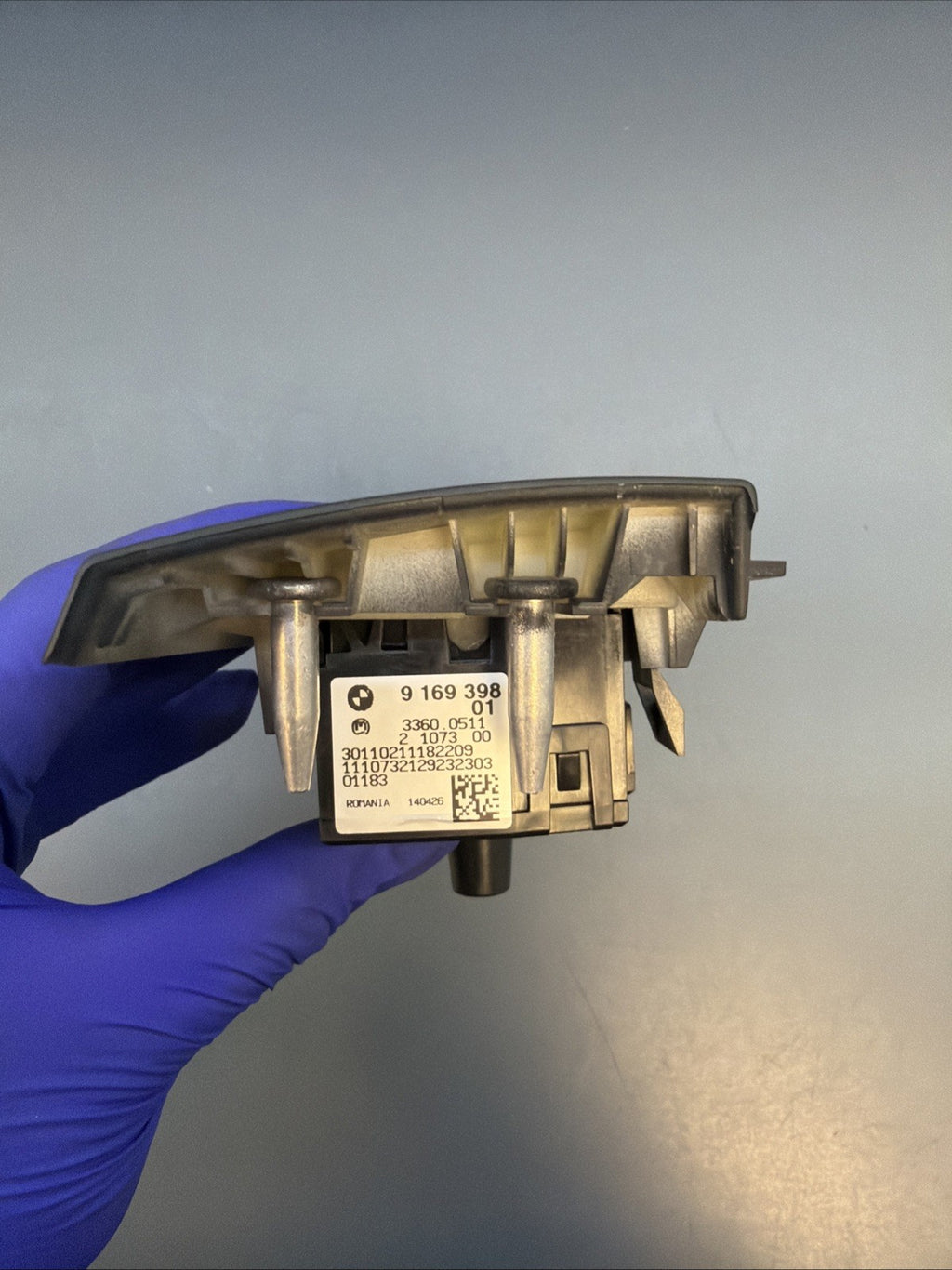 06-11 BMW E90 E92 328i 335d Headlight Control Switch Unit Black 9169398 OEM