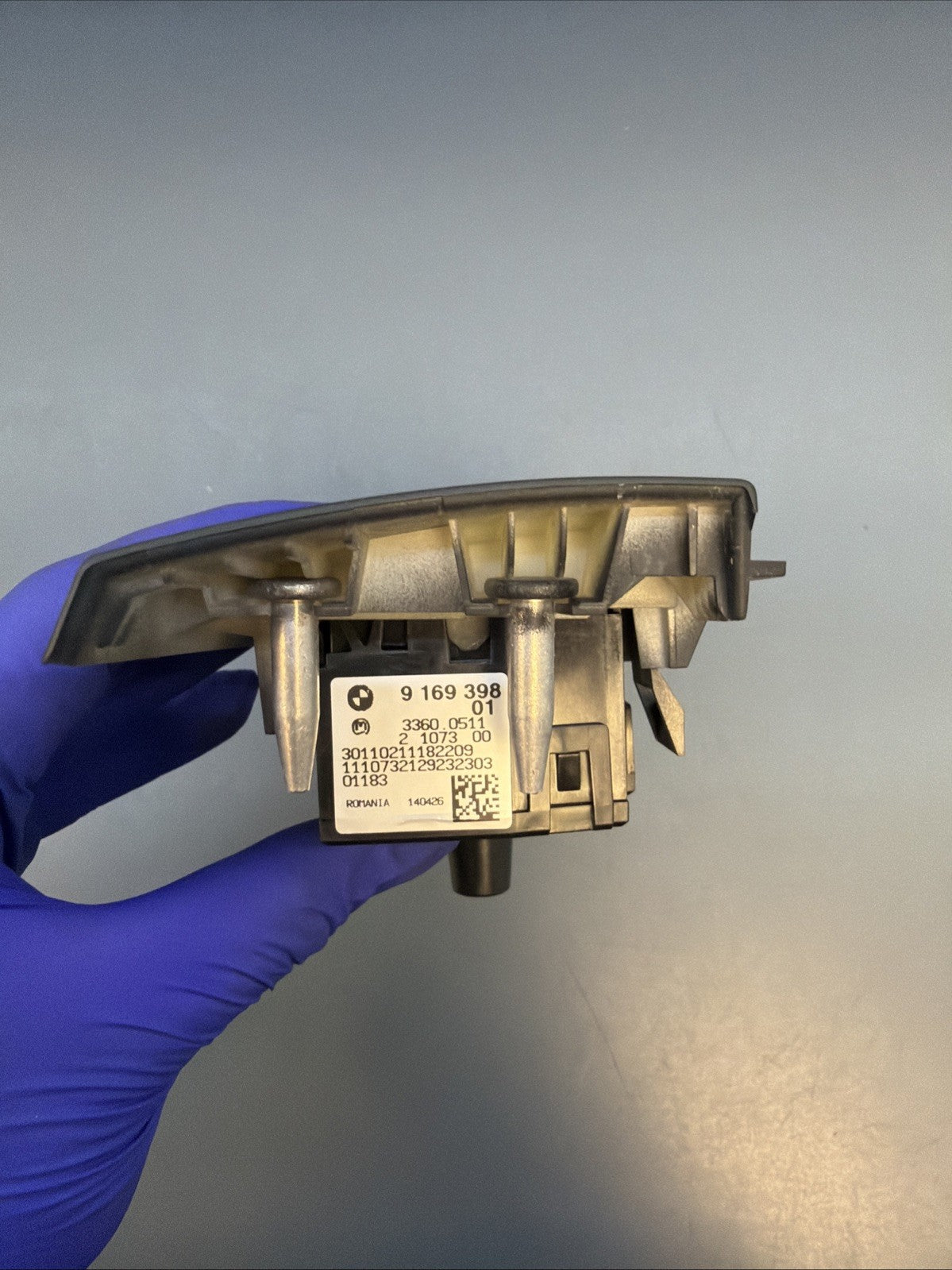 06-11 BMW E90 E92 328i 335d Headlight Control Switch Unit Black 9169398 OEM