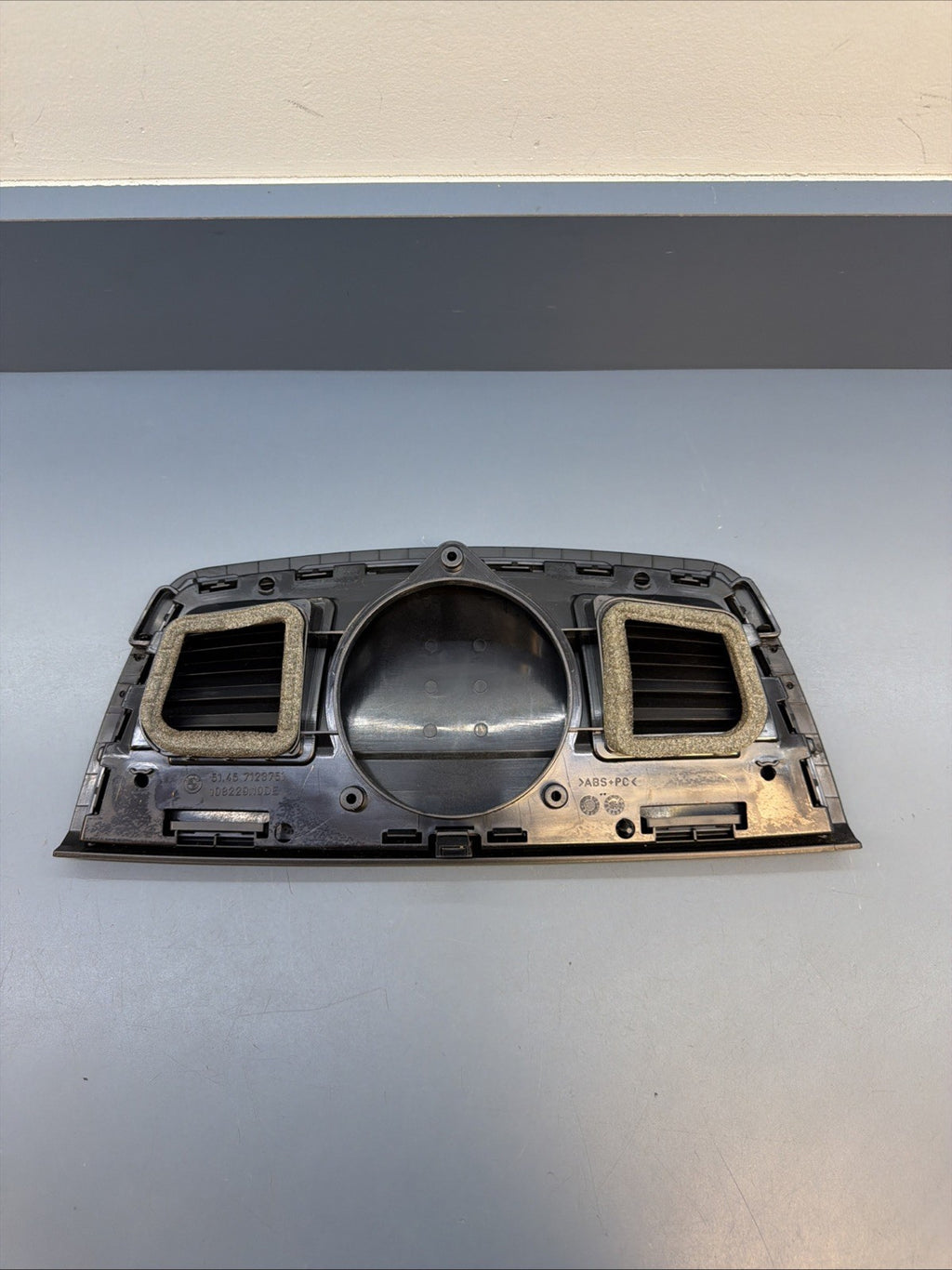 OEM BMW E90 E92 335i M3 Front Dash Panel Air Vent Cover & Frame 7130744 7123751