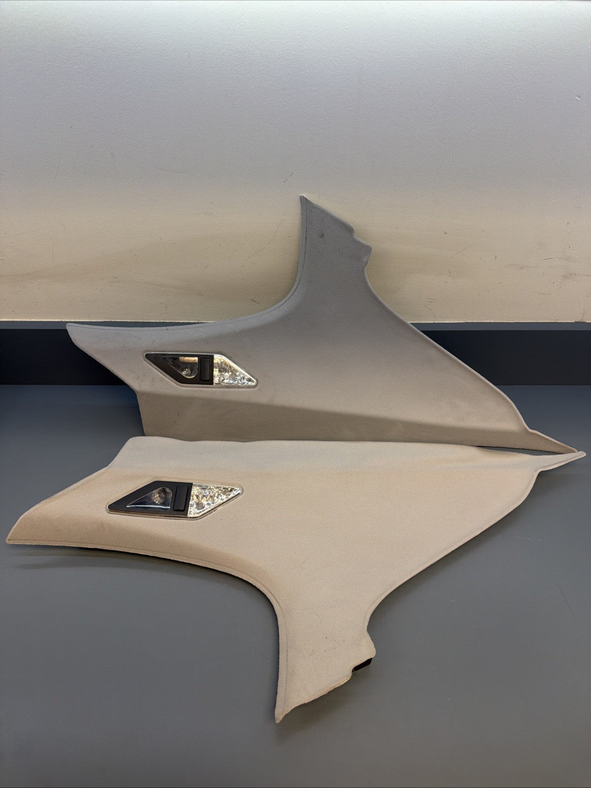 99-06 BMW E46 SEDAN Left & Right Rear C Pillar Trim Panel 8220243 8220244 GRAY