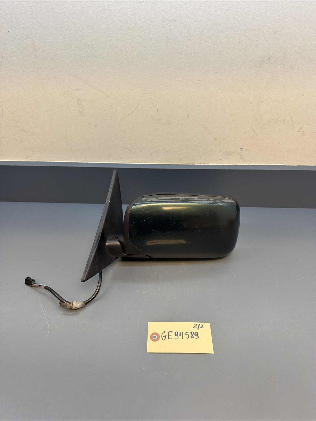 BMW 1995 E34 530i   Left Driver side  Door Mirror 0117351  GREEN
