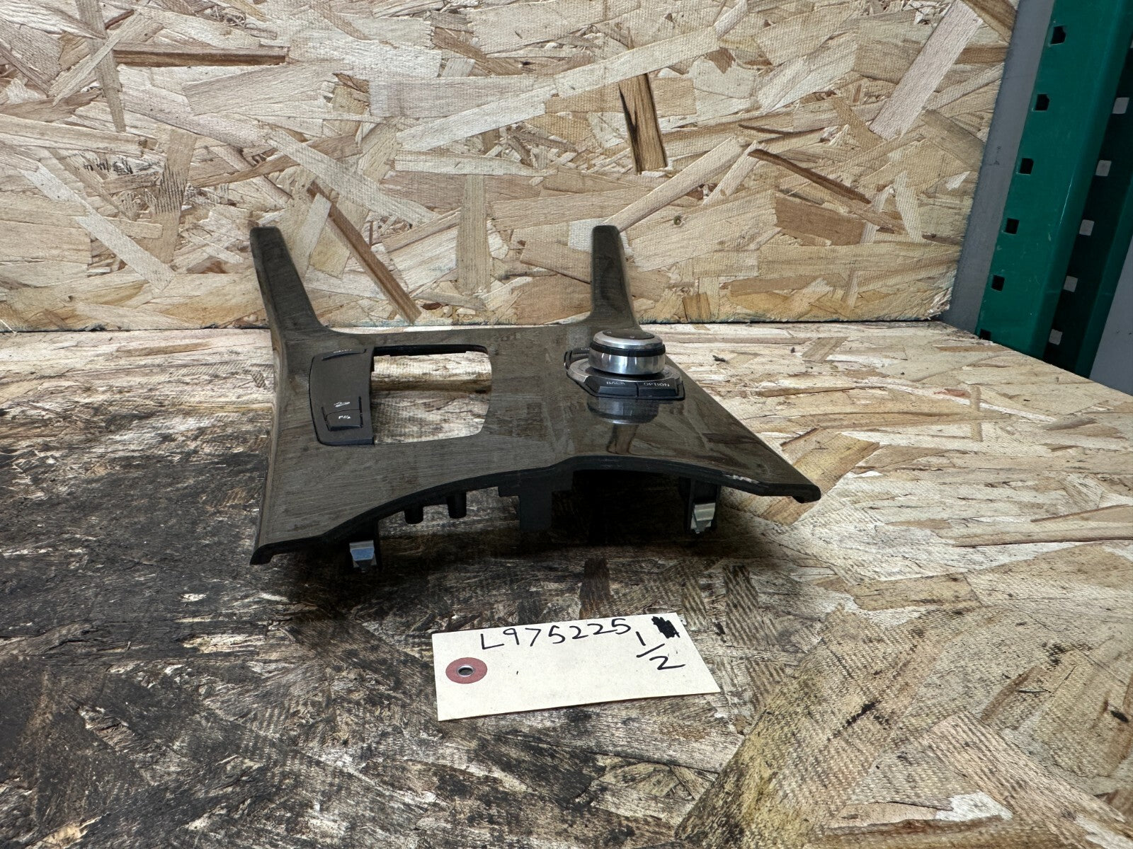 BMW 11-17 F25 X3 CENTER CONSOLE SHIFTER TRIM+iDrive+HILL DESCENT OEM 9200956