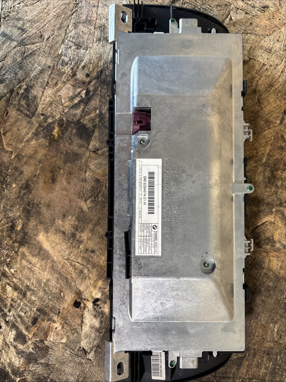 2011 - 2016 BMW 528i 535i 550i Front Dash Information Display Screen 9284974 OEM