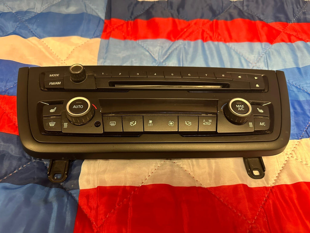 13-18 BMW 320 F30 CLIMATE CONTROL HEATER A/C SWITCH WITH RADIO UNIT OEM 9261099