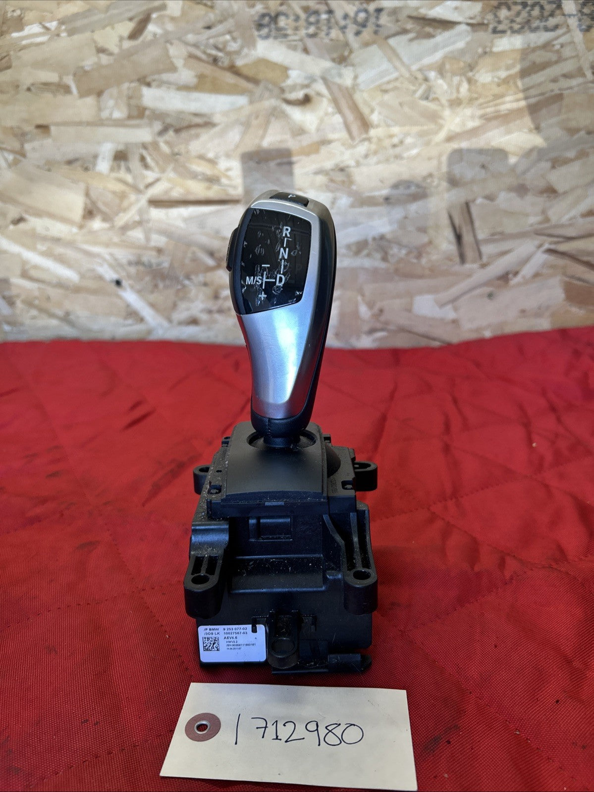 2011-2017 BMW X3 F25 TRANSMISSION GEAR SHIFT LEVER KNOB HANDLE OEM 9253077