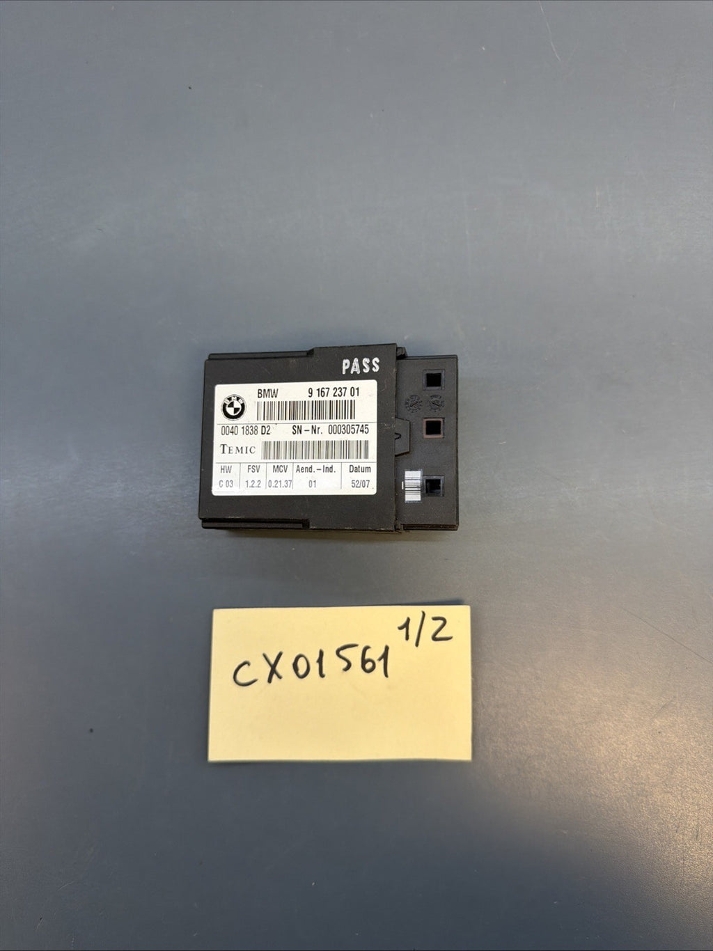 BMW 3 5 Series E60 E61 E92 Front Seat Control Module Seat Control Unit 9167237