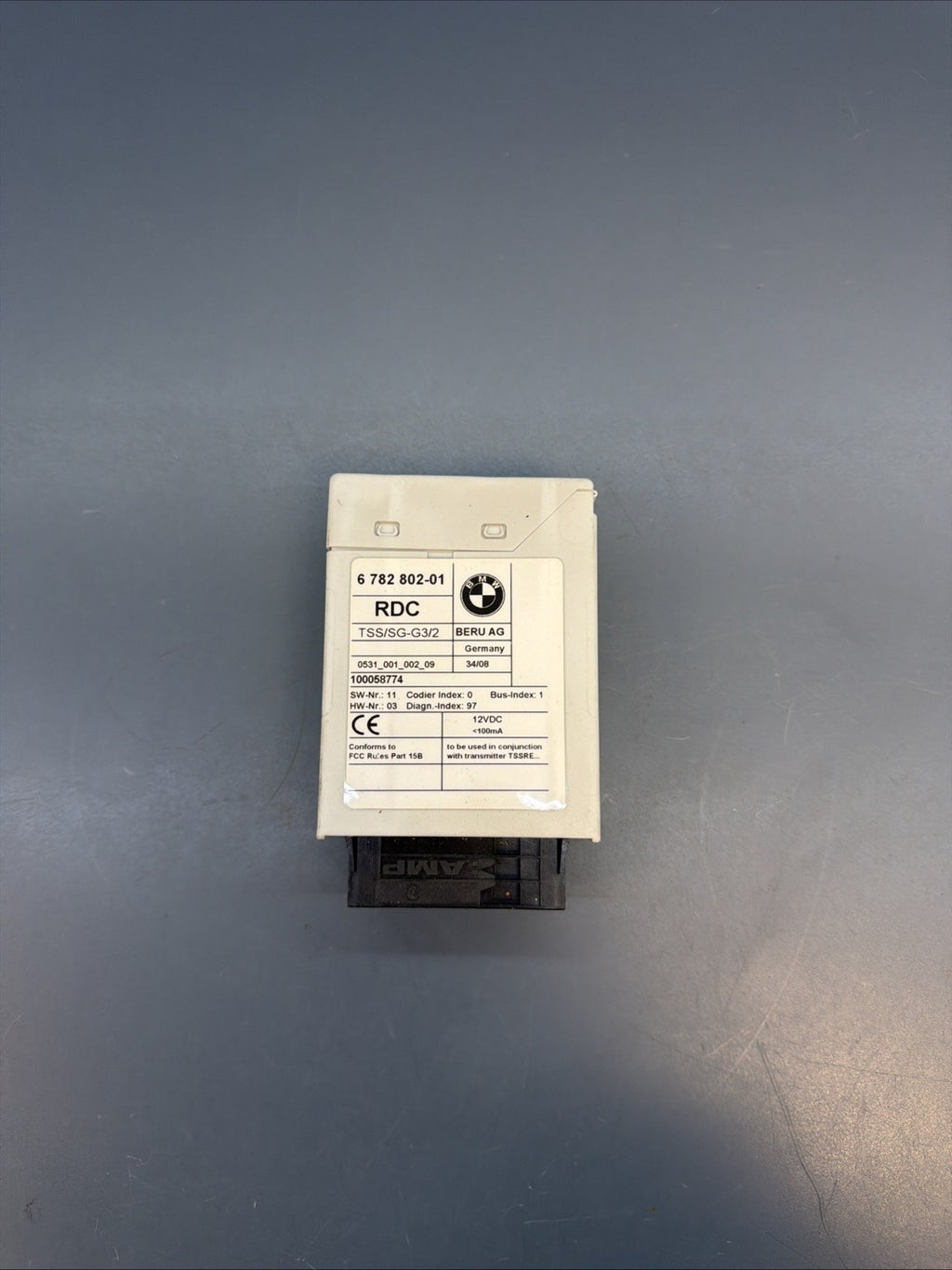 2006 - 2010 BMW X3 E83 TIRE PRESSURE CONTROL MODULE 6782802 OEM