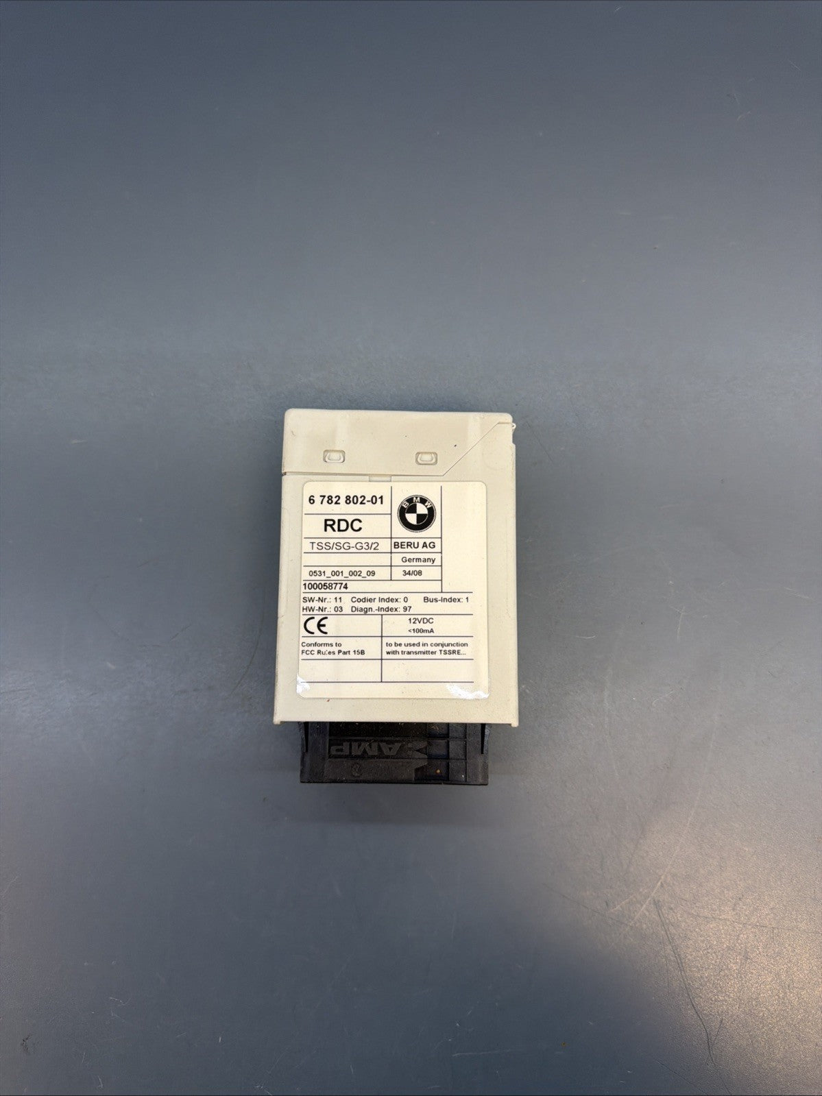 2006 - 2010 BMW X3 E83 TIRE PRESSURE CONTROL MODULE 6782802 OEM