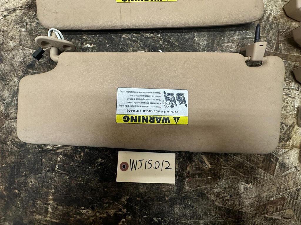 BMW 2003-2010 SUN VISOR+GRAB HANDELS+READING LIGHTS OEM 6962046+201222012+VISOR