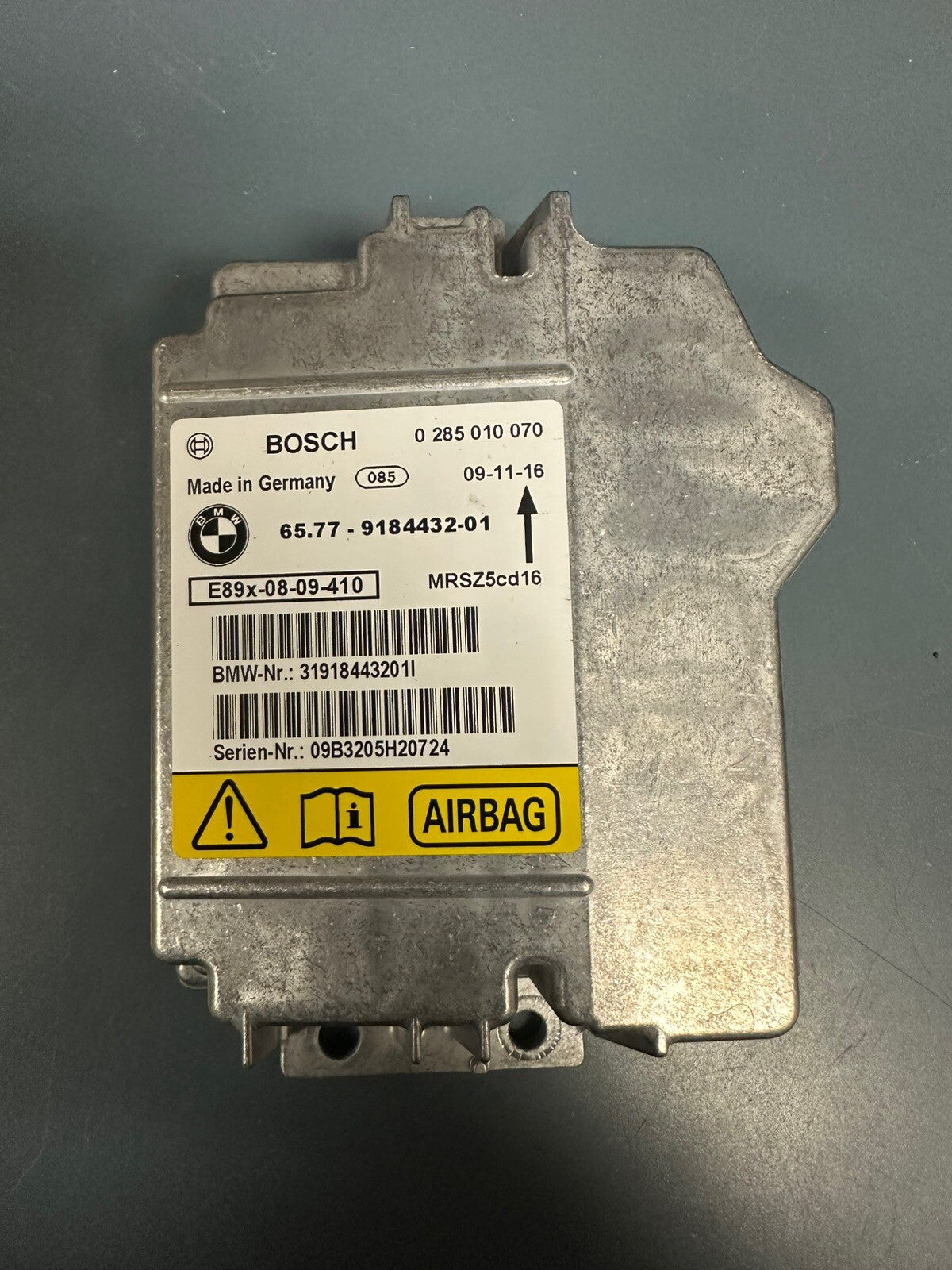 08 -11 BMW 328I 335i E90 3 Series OEM Series SRS Crash Sensor Bosch 9184432