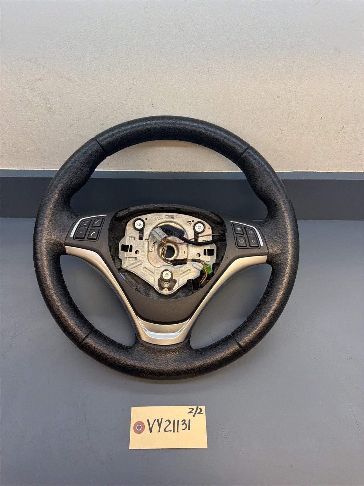 07-13 BMW X1 E84 Sport Steering Wheel Heated Leather W/O Paddles LCI OEM 6853133