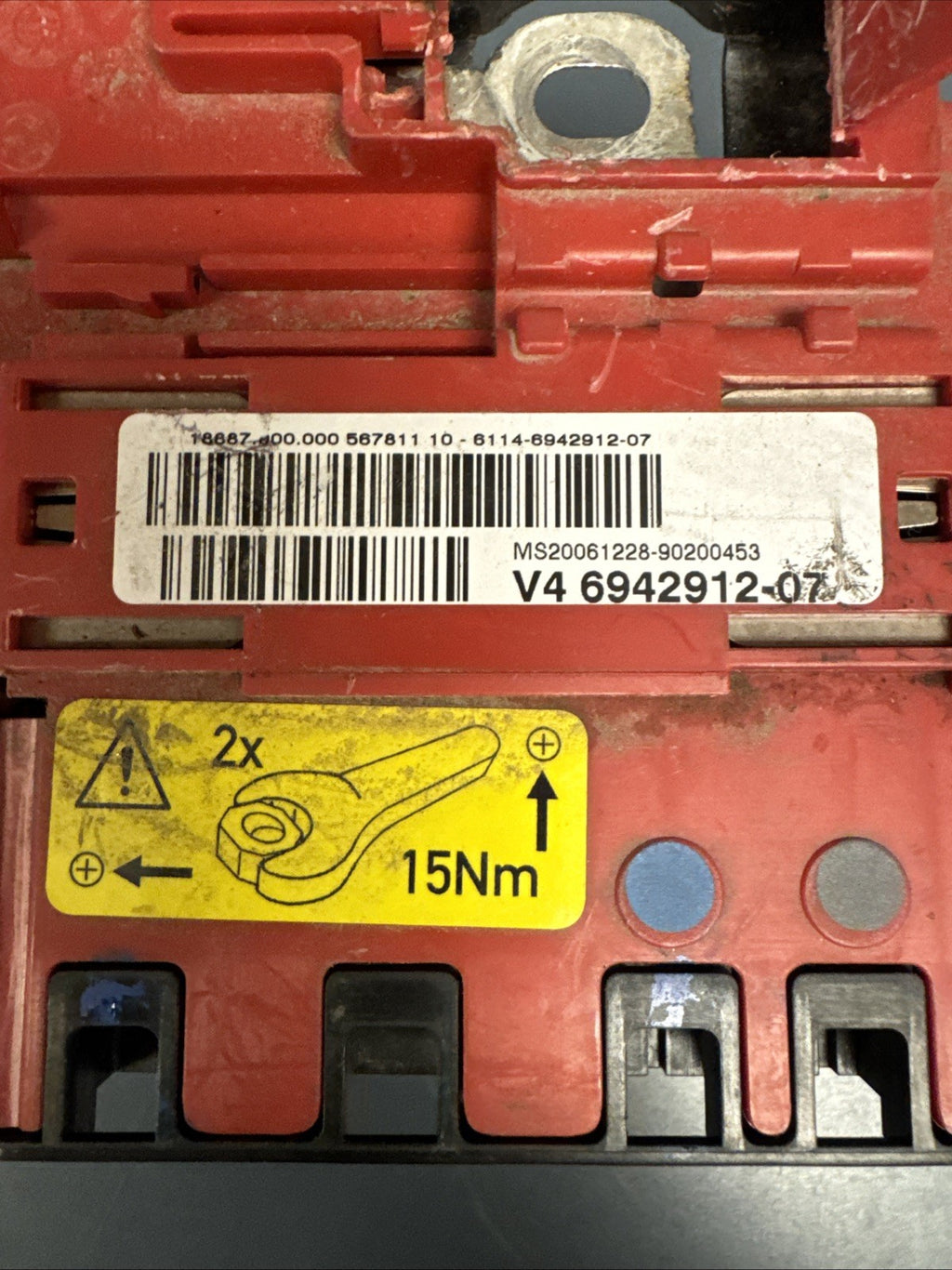 BMW 1 3 SERIES X1 328i 335i 128i 135i Battery Power Distribution Box 6942912