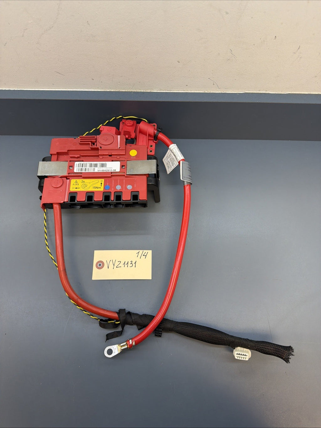 12-15 BMW X1 E84 Battery Power Distribution Junction Box OEM W CABLE 6942912