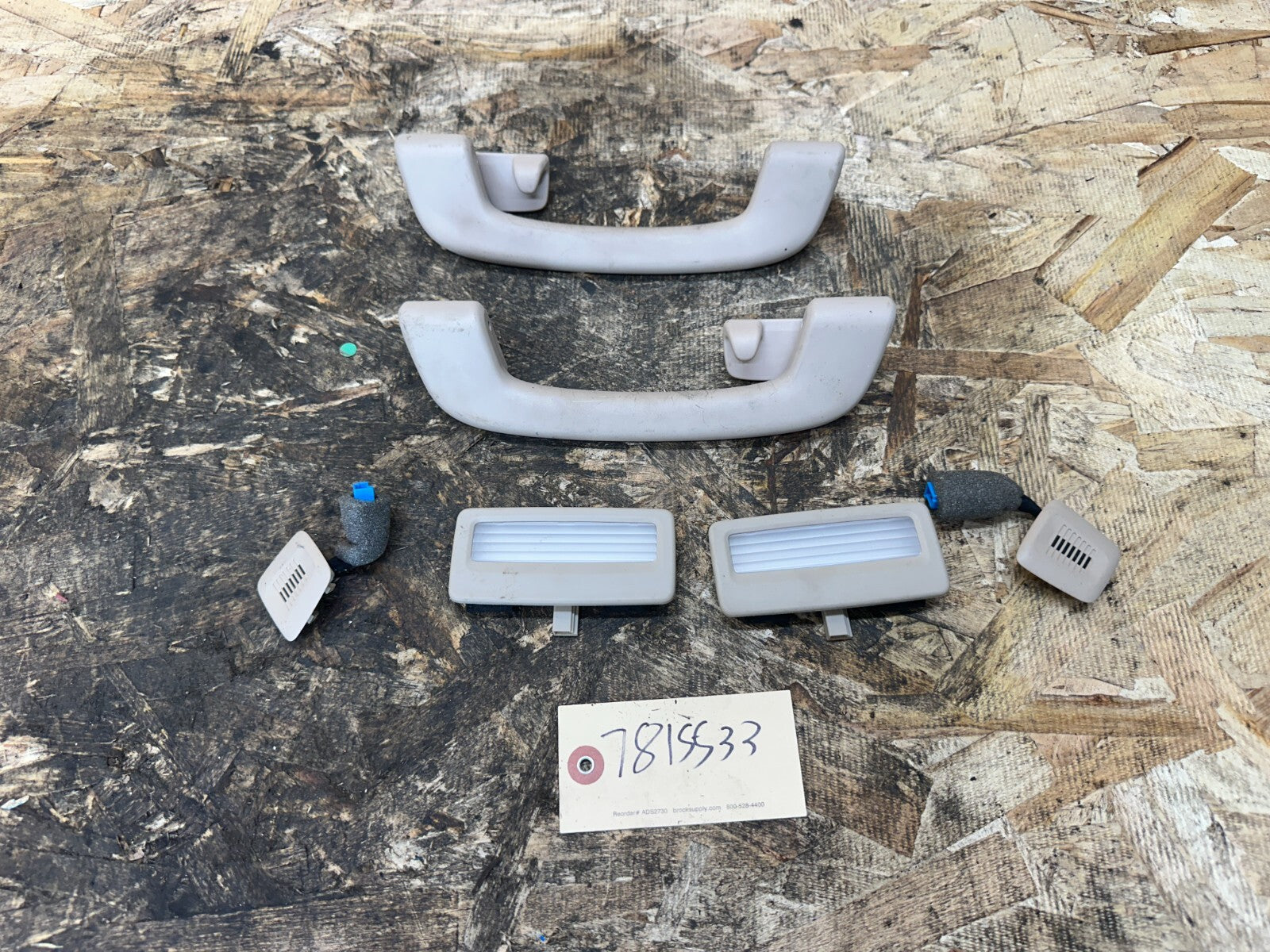 BMW 2010-2017 F10 5 SERIES GRAB HANDEL+INTERIOR LIGHTS+HANDS FREE MIC SET 6PC