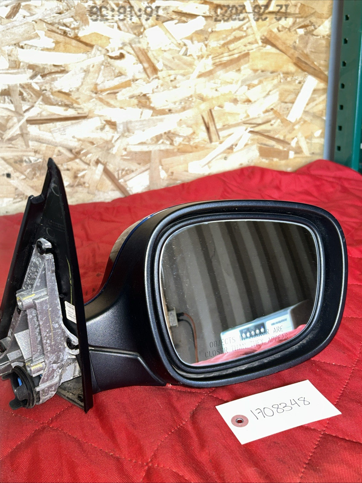 11-14 BMW F25 X3 FRONT RIGHT PASSANGER SIDE VIEW POWER MIRROR OEM 7205445 BLUE
