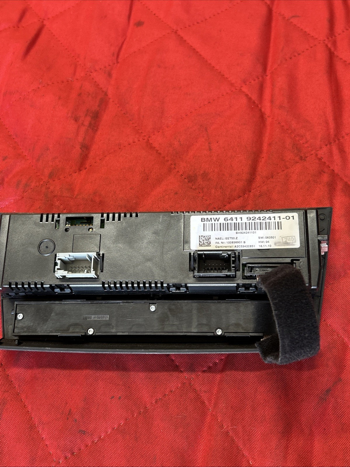 2010-2013 BMW E92 E93 3 SERIES A/C HEATER CLIMATE CONTROL UNIT OEM 9242411