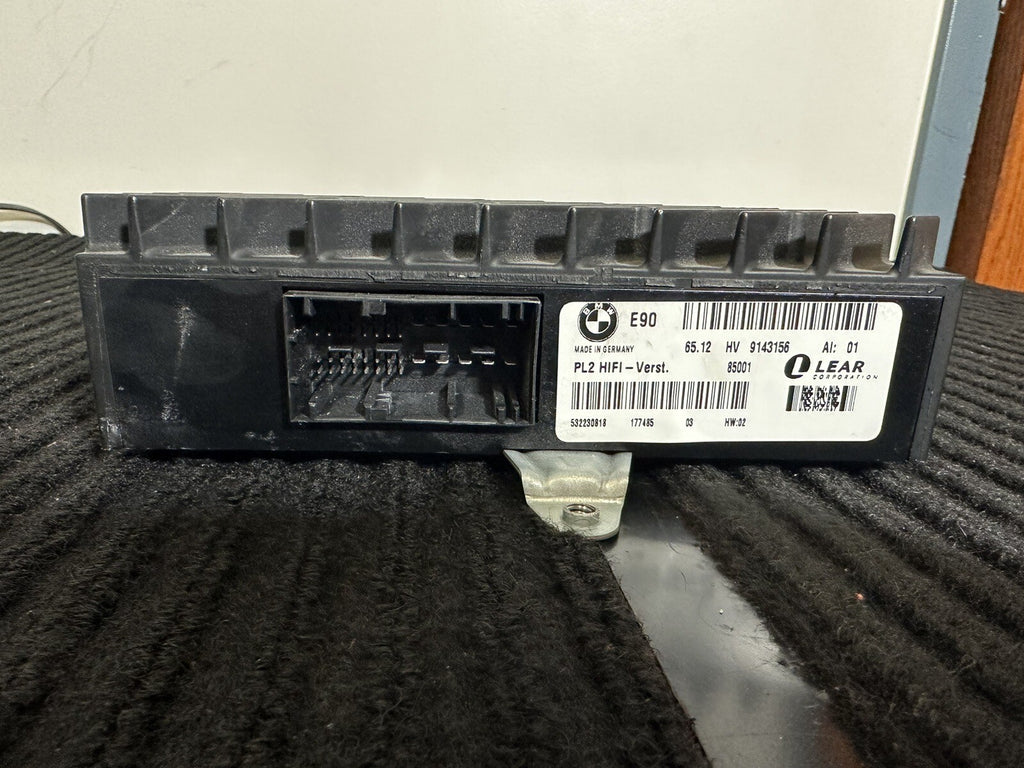 06-10 BMW E90 325i 328i 335i M3 AUDIO AMPLIFIER AMP HiFi OEM 9143156
