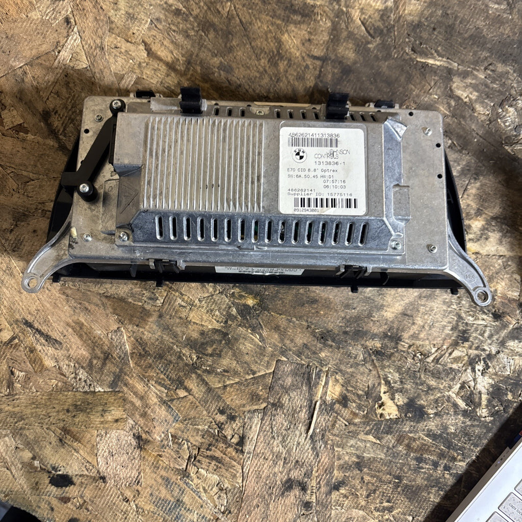 07-09 BMW X5 X6 NAVIGATION INFO DISPLAY MONITOR SCREEN 8.8 inch OEM