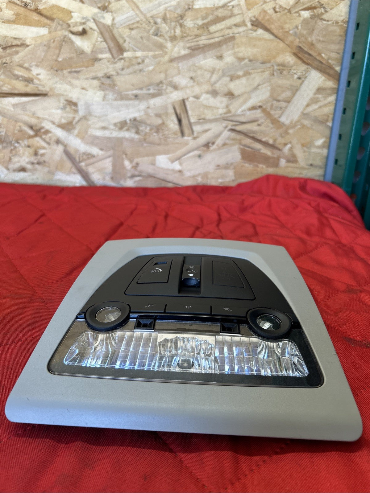2011-2014 BMW X3 F25 Overhead Console Dome Light Sunroof SOS OEM 9245254 GREY