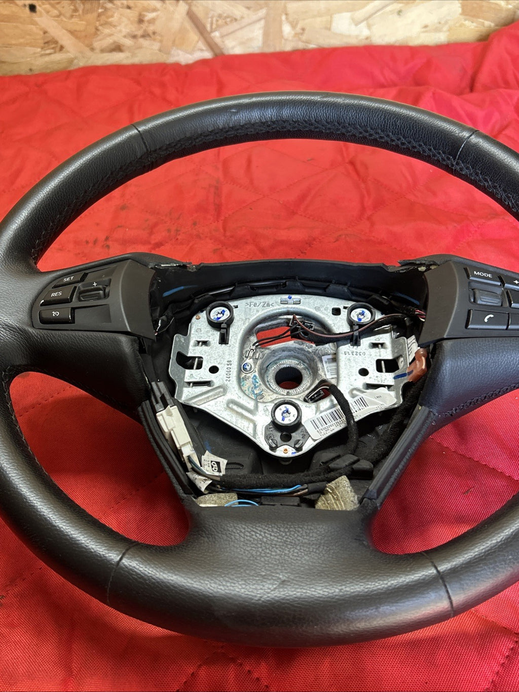 2011-2017 BMW X3 F25 OEM THREE SPOKE STEERING WHEEL Leather Heated 9385479