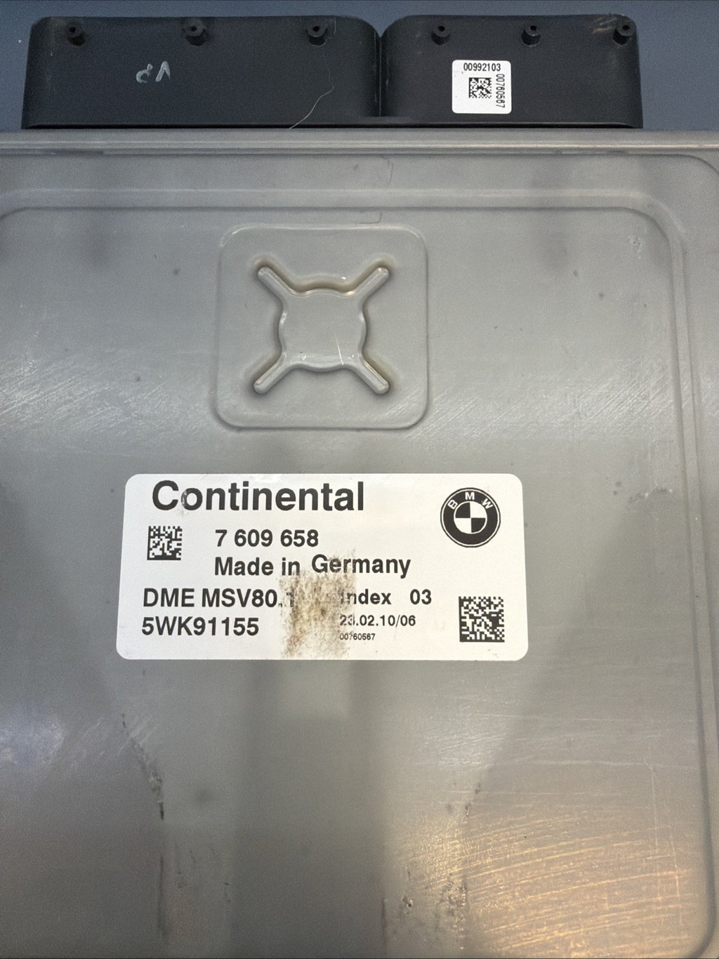 07-10 BMW 328i 528i E90 E60 E70 ECM DME IMMOBILIZER MODULE KEY SET 7609658 MSV80