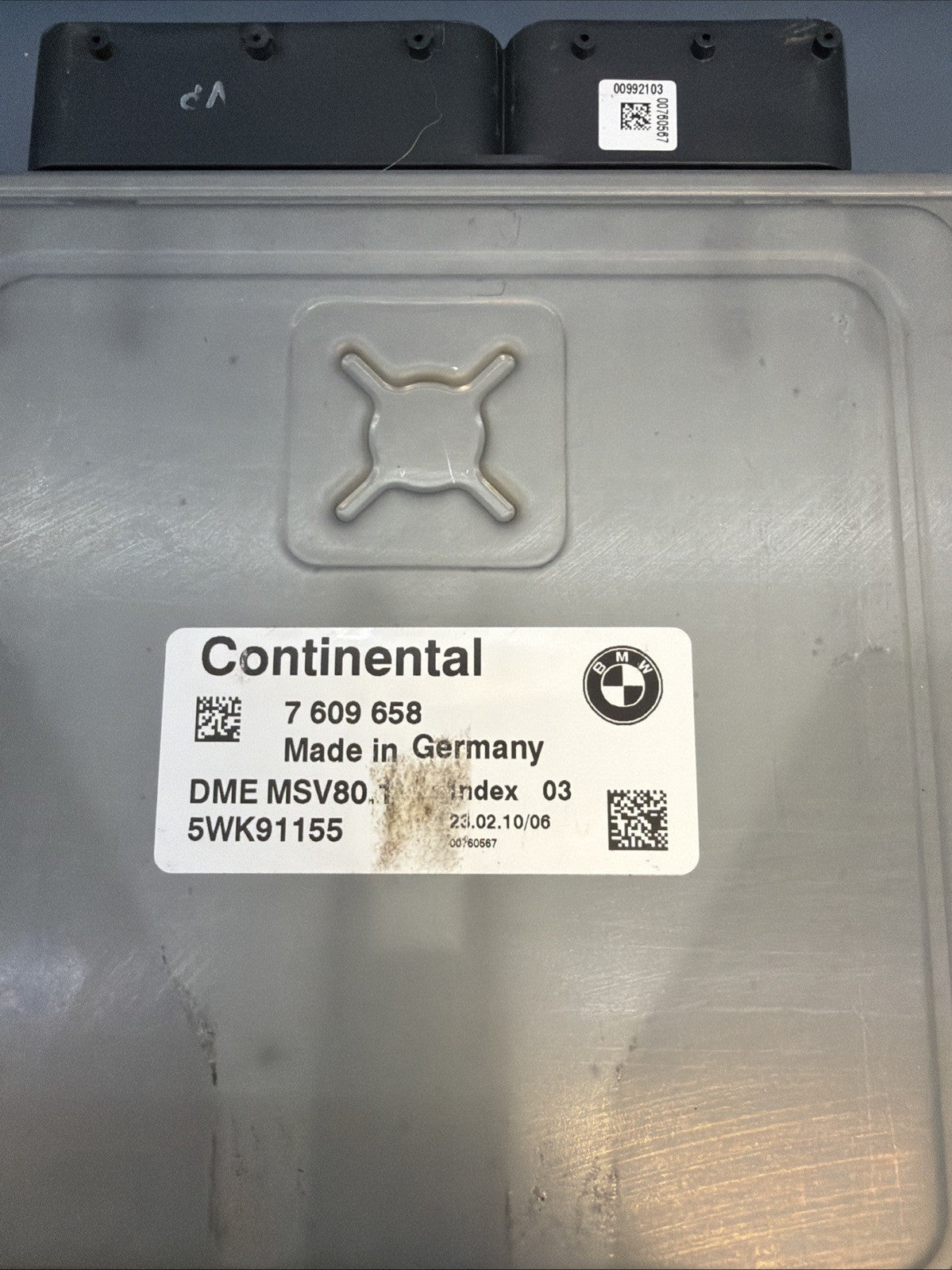 07-10 BMW 328i 528i E90 E60 E70 ECM DME IMMOBILIZER MODULE KEY SET 7609658 MSV80