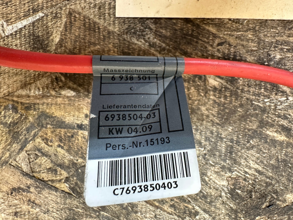 BMW 04-13 E90 3 SERIES POSITIVE BATTERY LEAD OEM 6938504/6938501/6938508