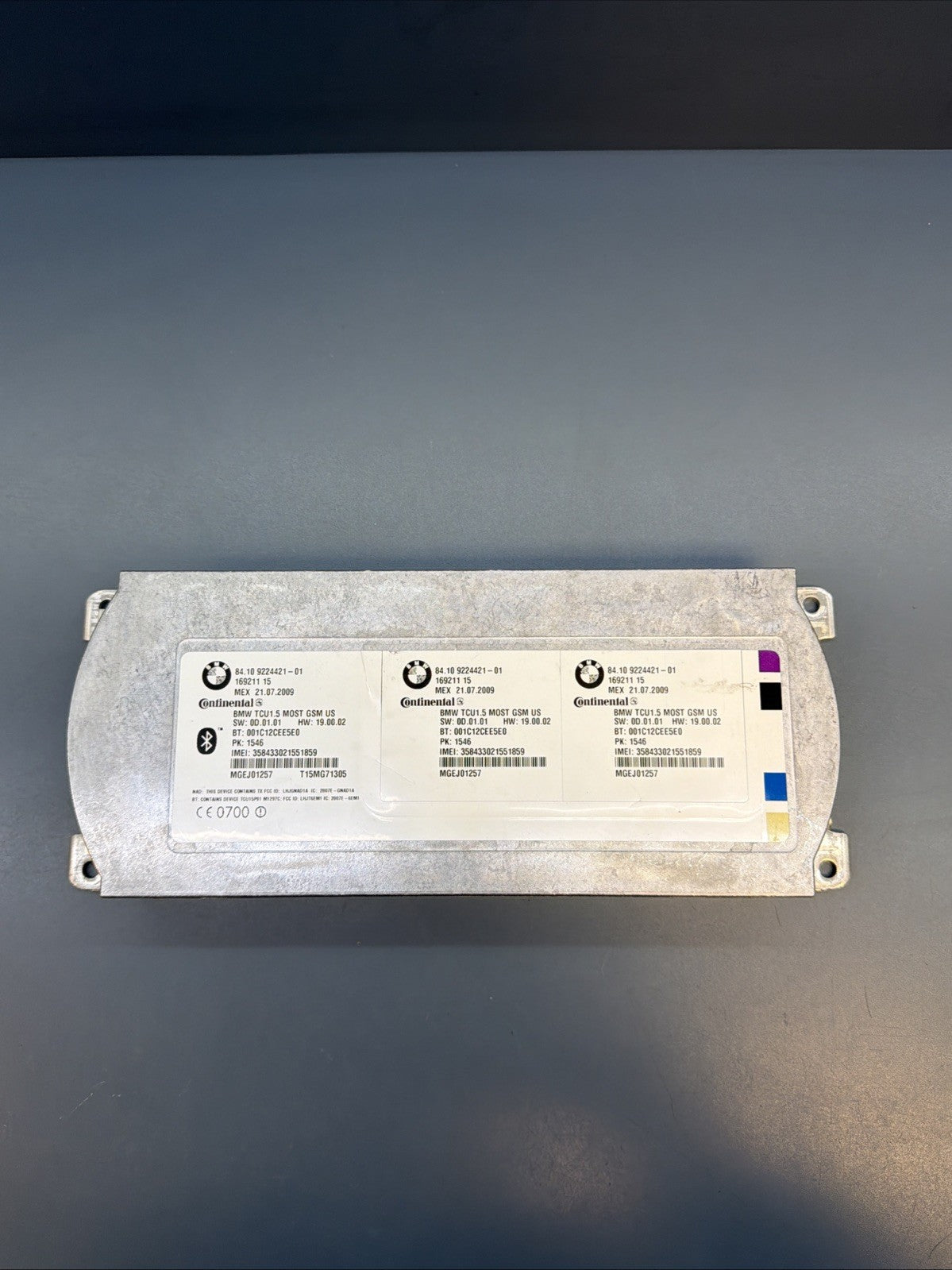 BMW 328i 128i 550i 650i 750i X5 Bluetooth Telematics Module 9224421 OEM Used