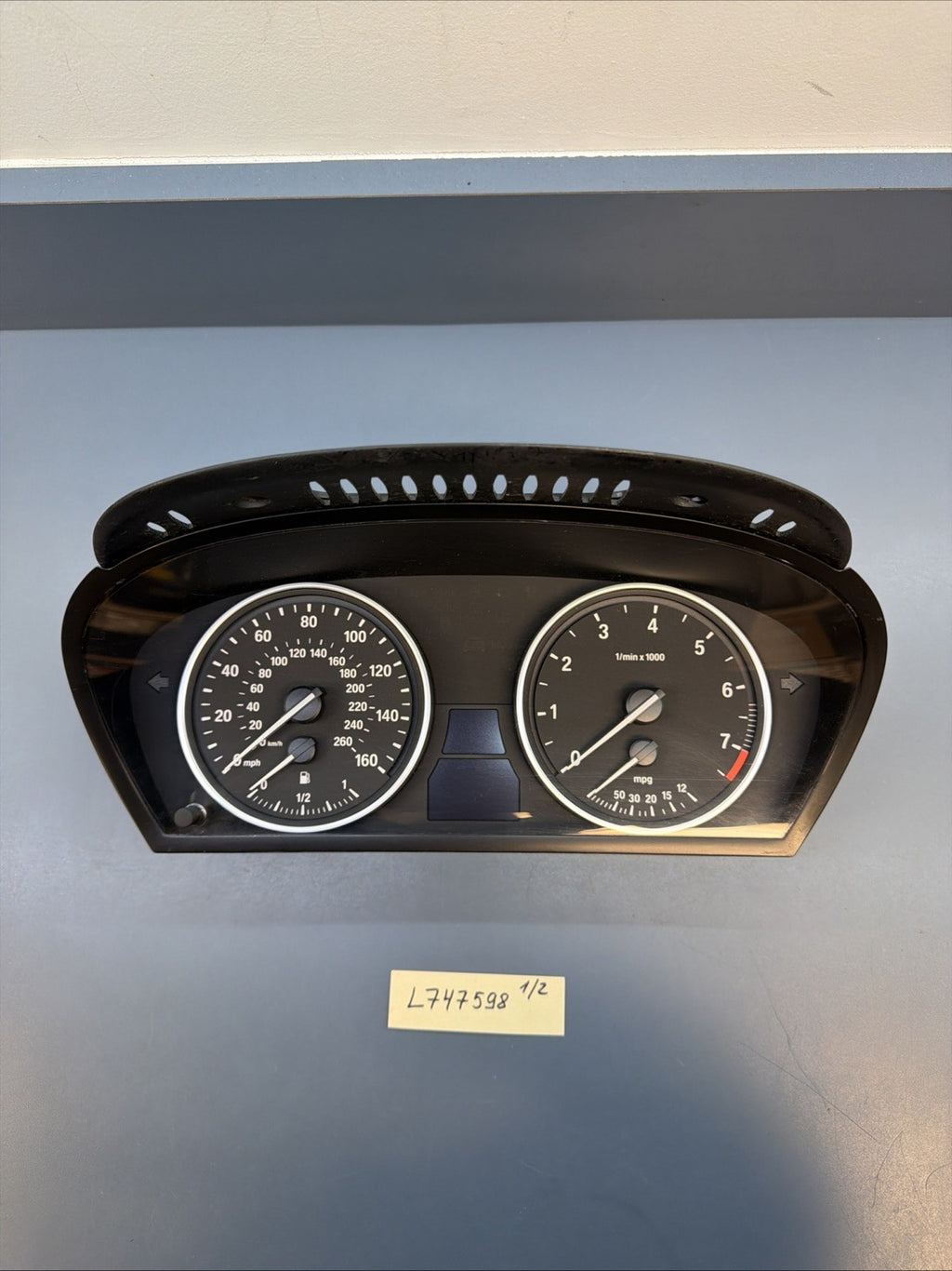 07-13 BMW E70 X5 Dashboard Instrument Cluster Gauge Speedometer 9236812 OEM 160K