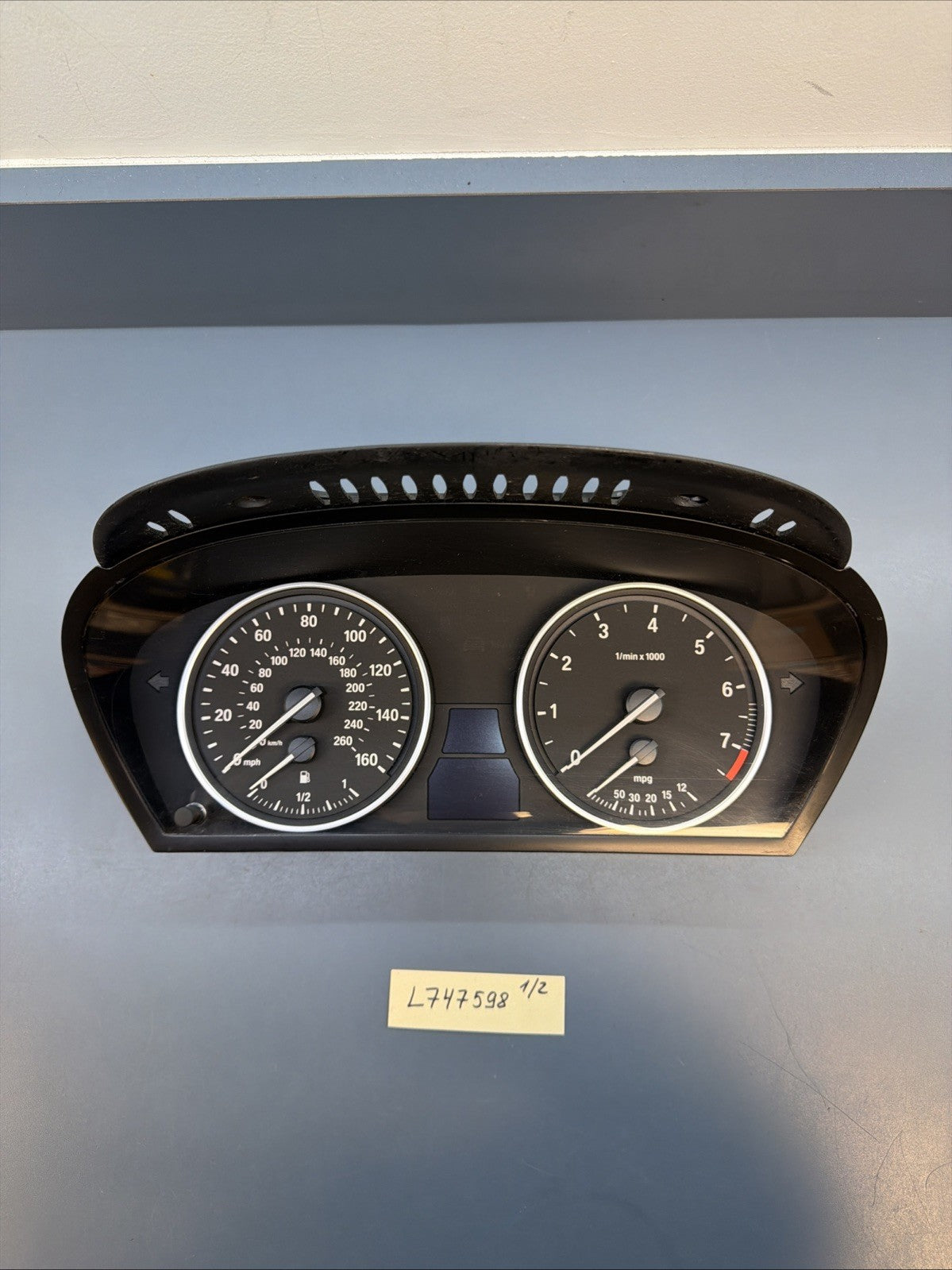 07-13 BMW E70 X5 Dashboard Instrument Cluster Gauge Speedometer 9236812 OEM 160K