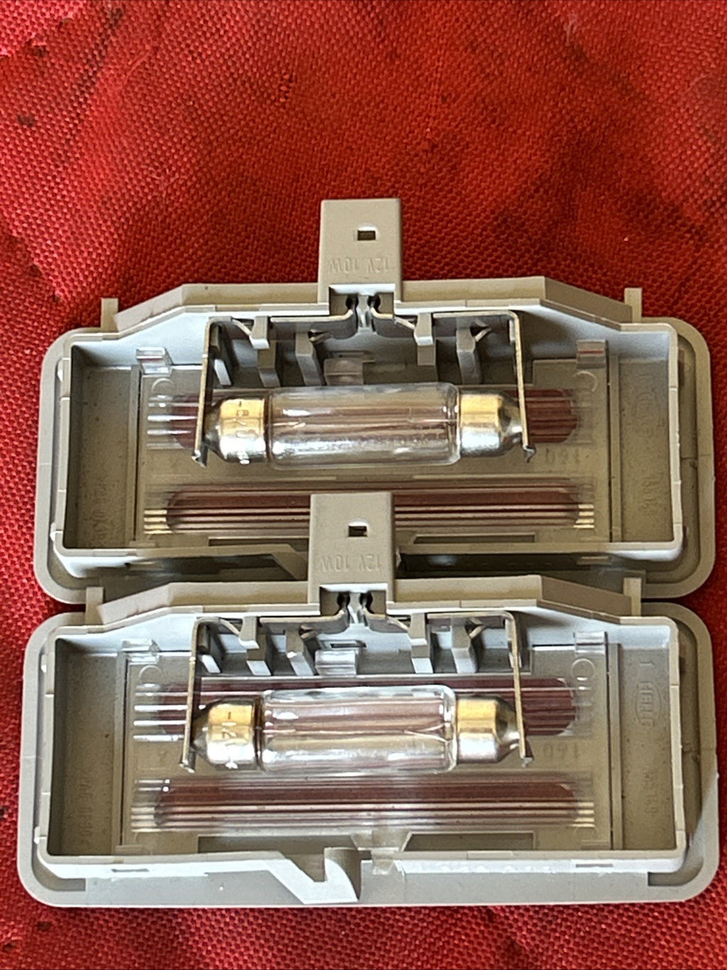 06-11 BMW E60,E61,E90,E91,E92 SUN VISOR INTERIOR LIGHT 6962011 SET OF 2 GREY