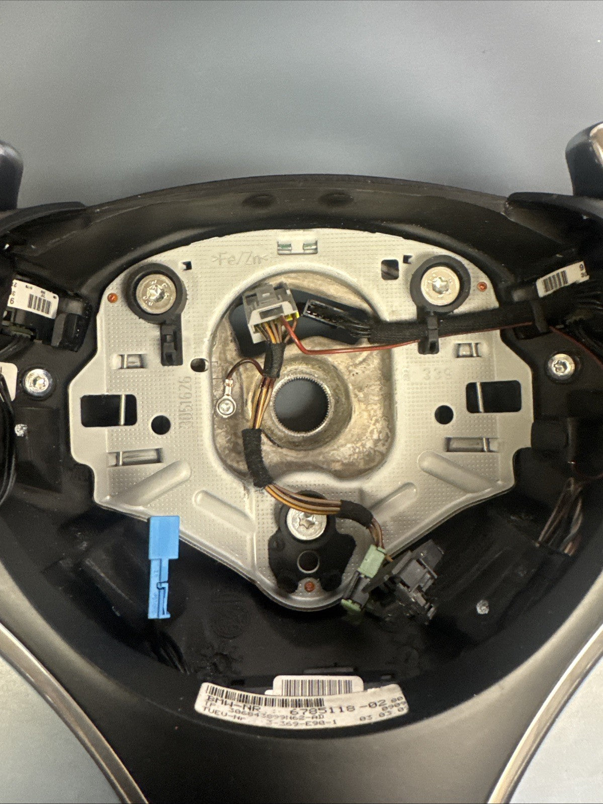 07-11 OEM BMW E82 E90 E92 E93 X1 328 335 Sport Leather Heated Wheel Black AT