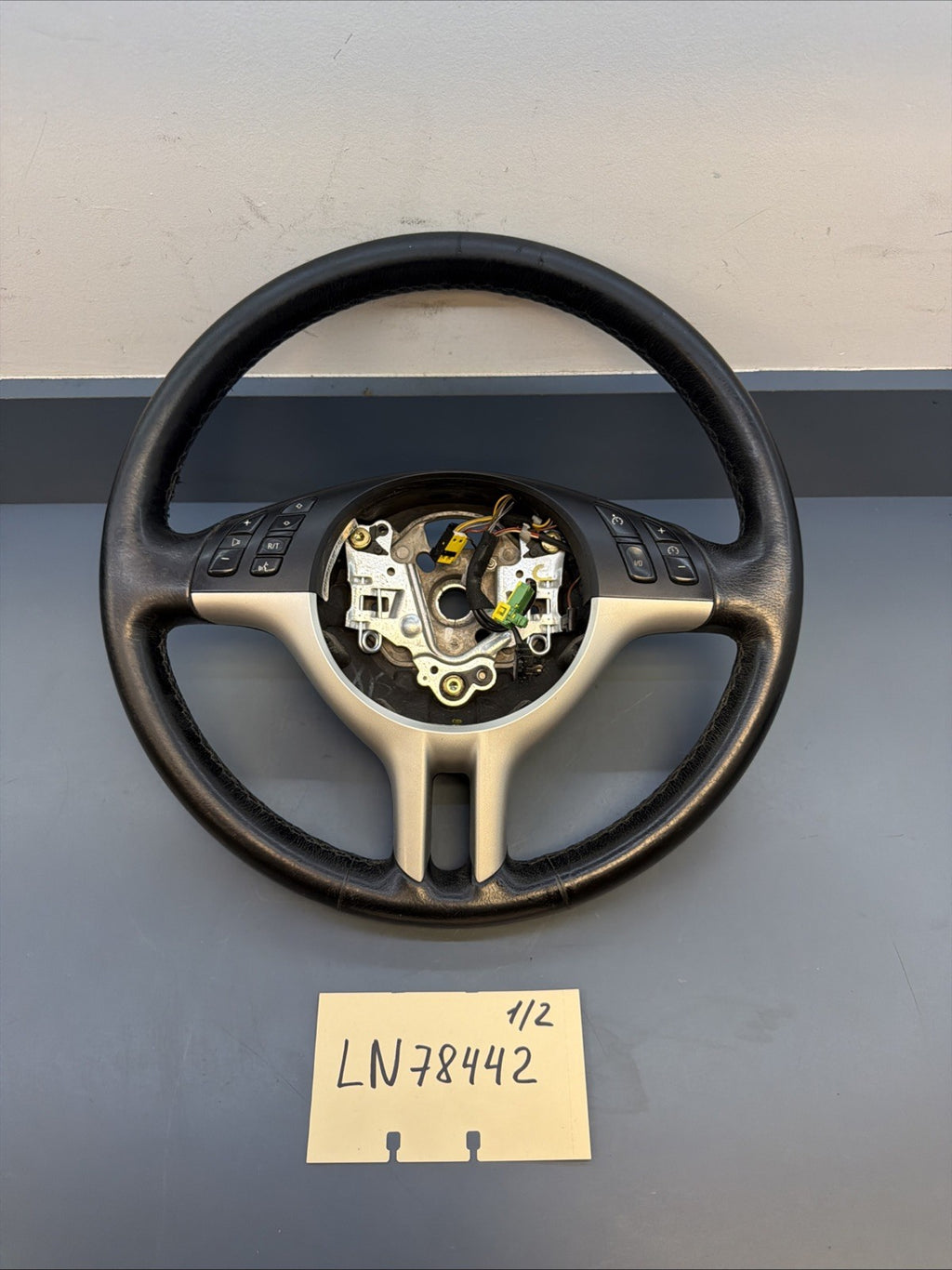 BMW OEM Leather Sport steering wheel E38 E39 E46 E53 dual stage 3385E531