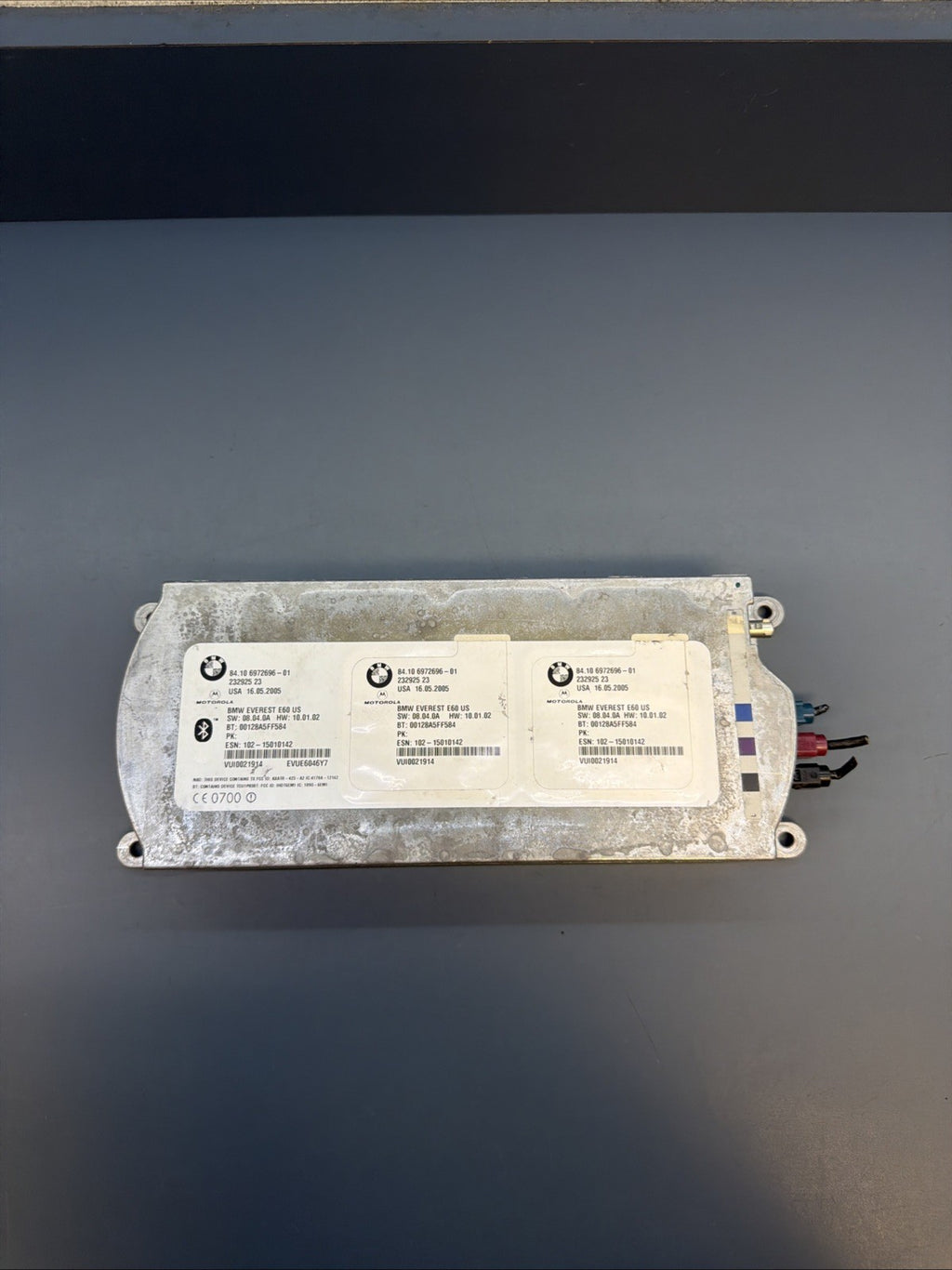 2005-2006 BMW 525i 530i 545i 650i Telematics Control Module Genuine OEM 6972696
