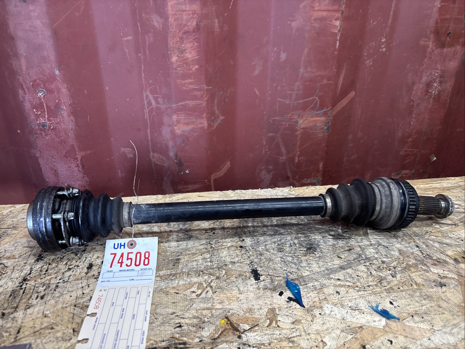 BMW OEM CV AXLE REAR LEFT  3 SERIES E83 X3 USED M54 ENGINE 2003 3321 1229141