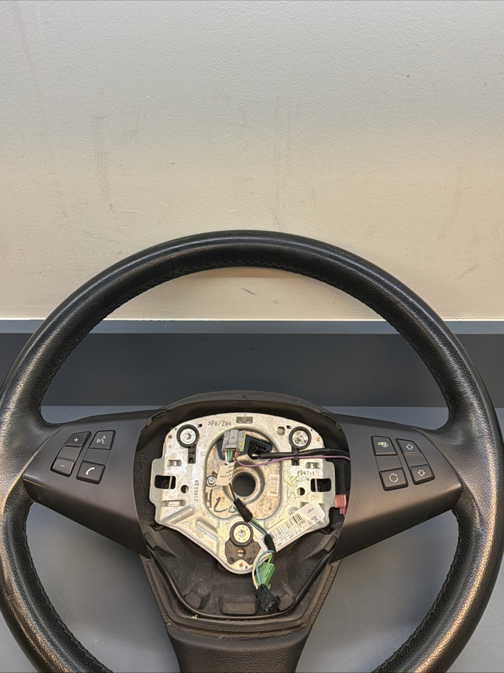 07-13 BMW X5 Xdrive35I E70 Spoke Black Leather Steering Wheel Assy 6789971 OEM