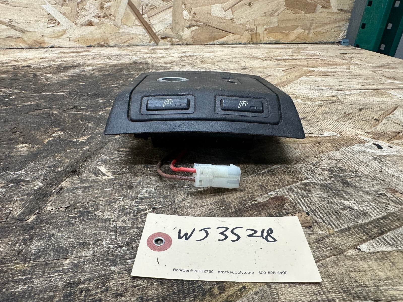 BMW 03-10 E83 X3 REAR HEATED SEAT CONTROL SWITCH AUX INPUT POWER PORT 3422757