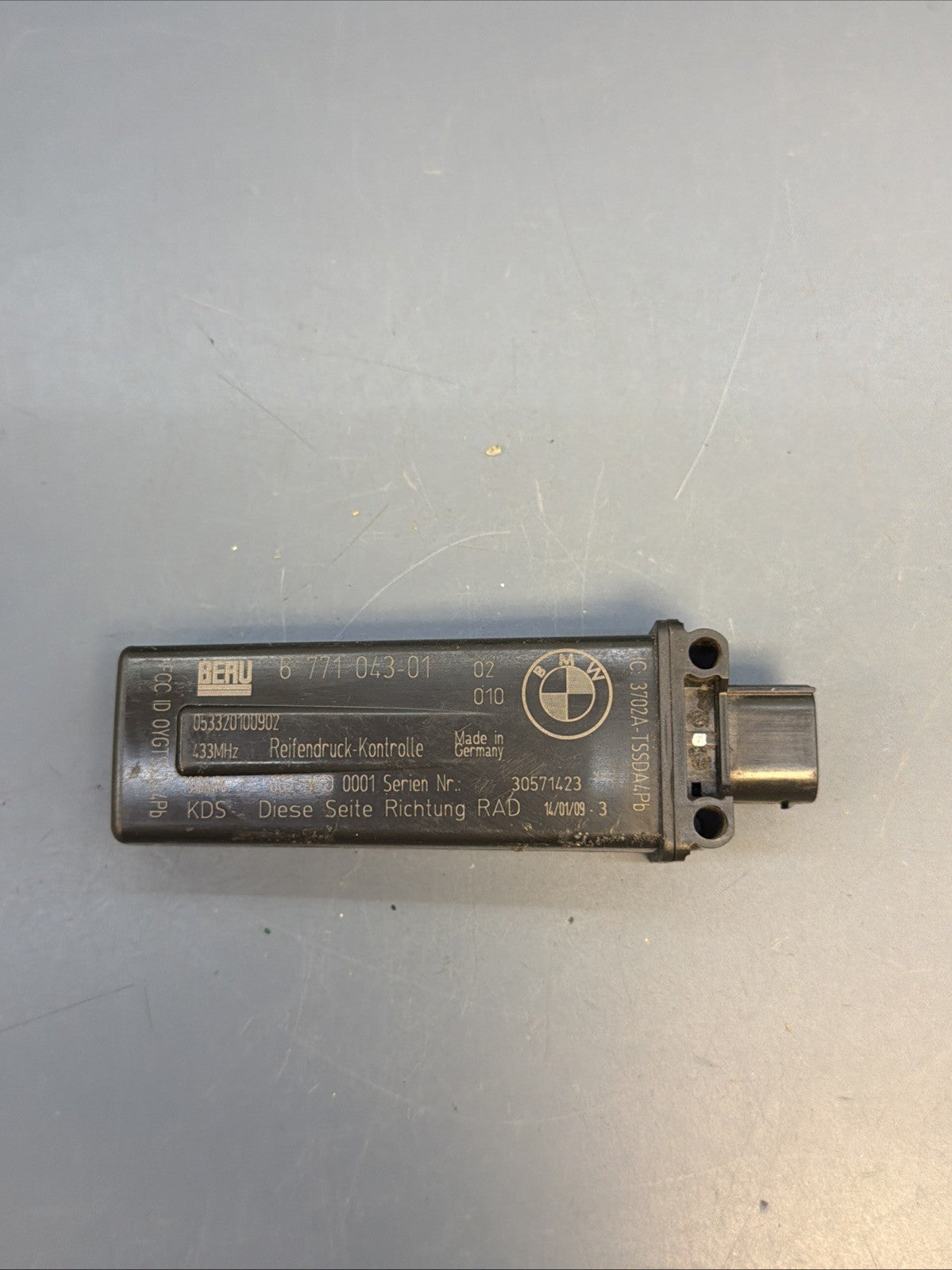 07-13 BMW Mini E88 E90 E60 E63 E65 RDC TPMS Tire Pressure Monitor Sensor 6771043