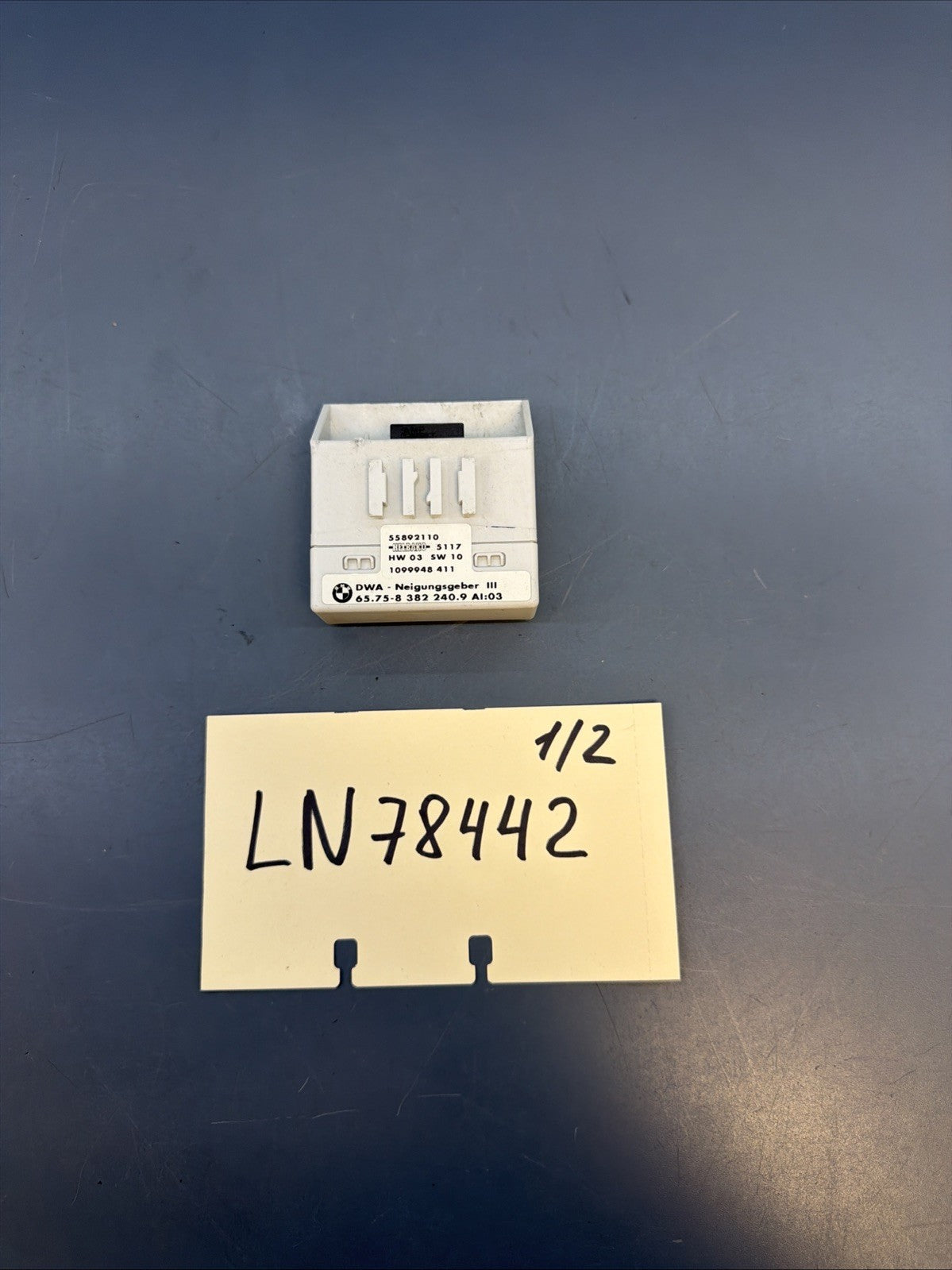 BMW E46 3 SERIES X5 E53 INCLINATION INDICATOR ALARM SENSOR 8382240