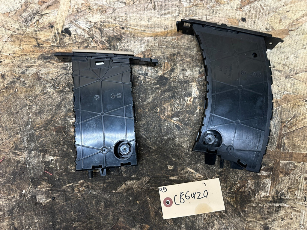 BMW 2006-2012 E90 RIGHT+LEFT FOLDING CUP HOLDER BEIGE OEM 7127461+7127406