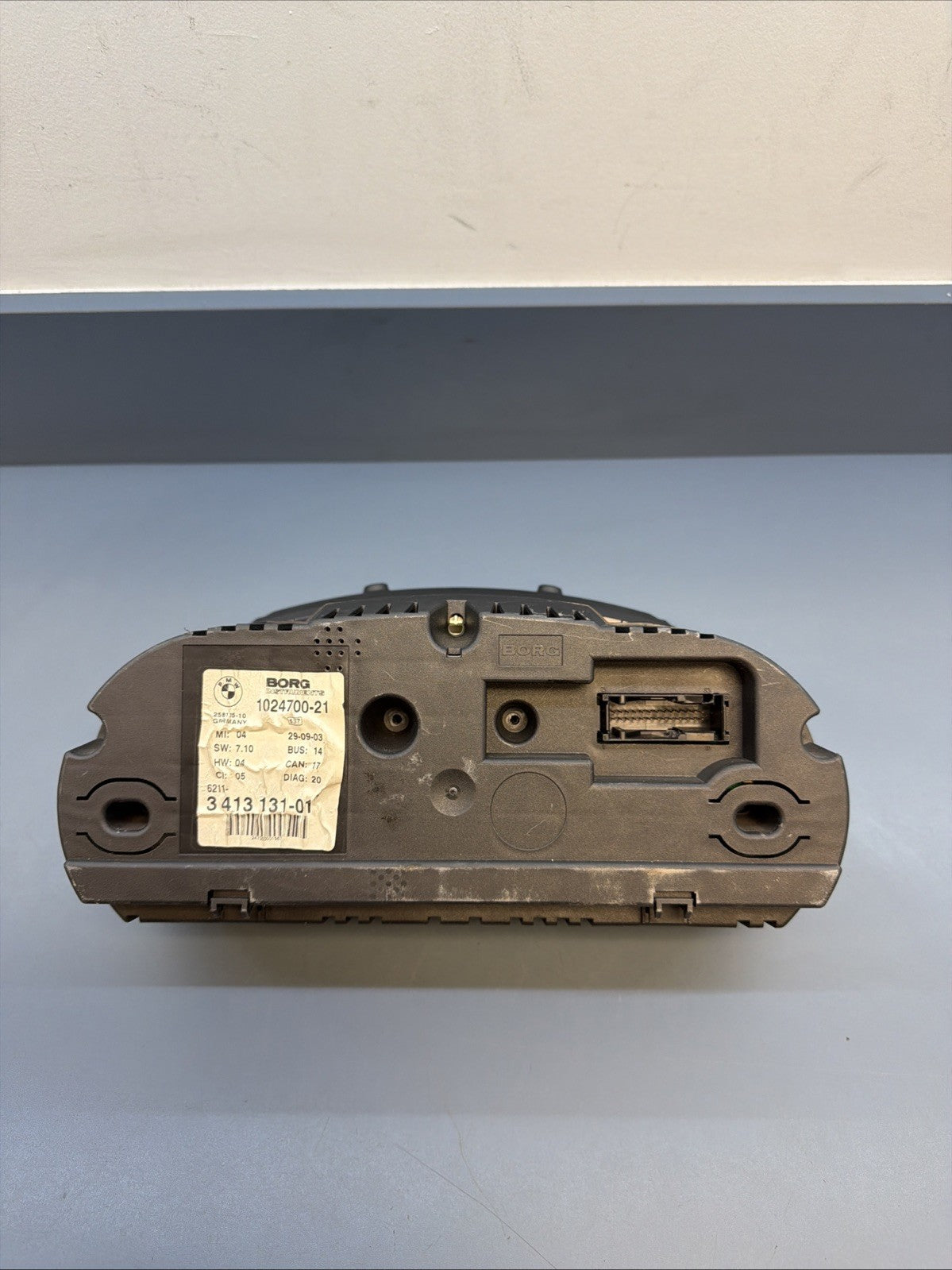 BMW E83 X3 2004 Instrument Gauge Cluster for Manual Transmission 3413131 256K