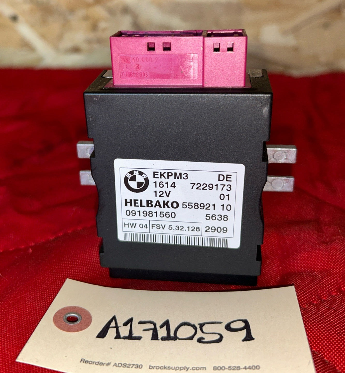 BMW 2006-2016 1/3/5/6 SERIES X1 X5 X6 Z4 FUEL PUMP CONTROL MODULE OEM 7229173