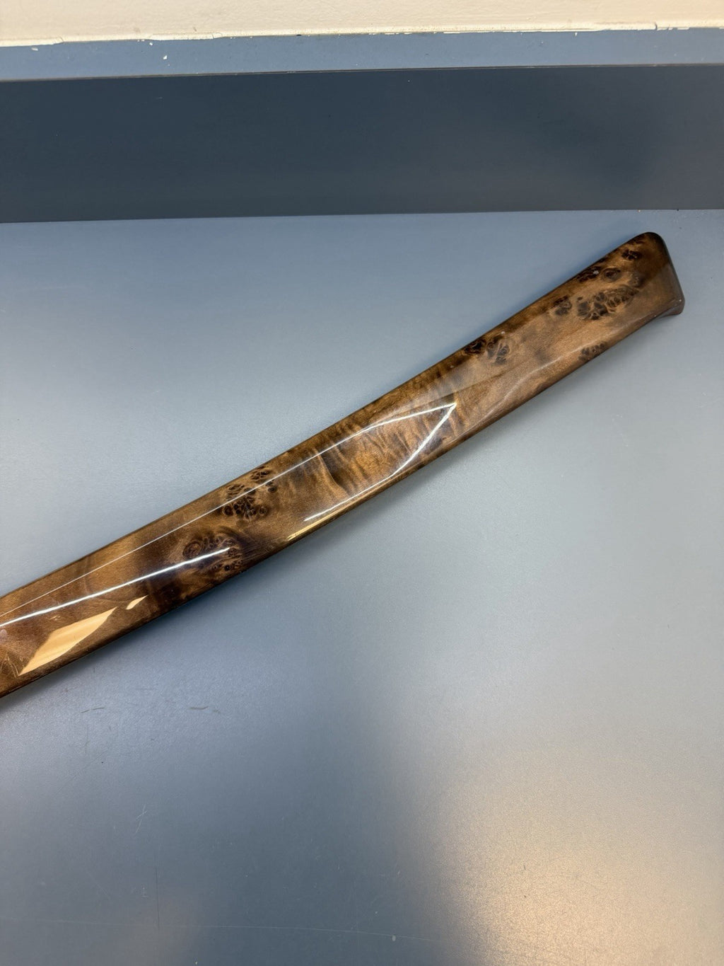 BMW 3 E92 E93 Passenger Side Strip Right Door Wood Trim Poplar Grain 6958240