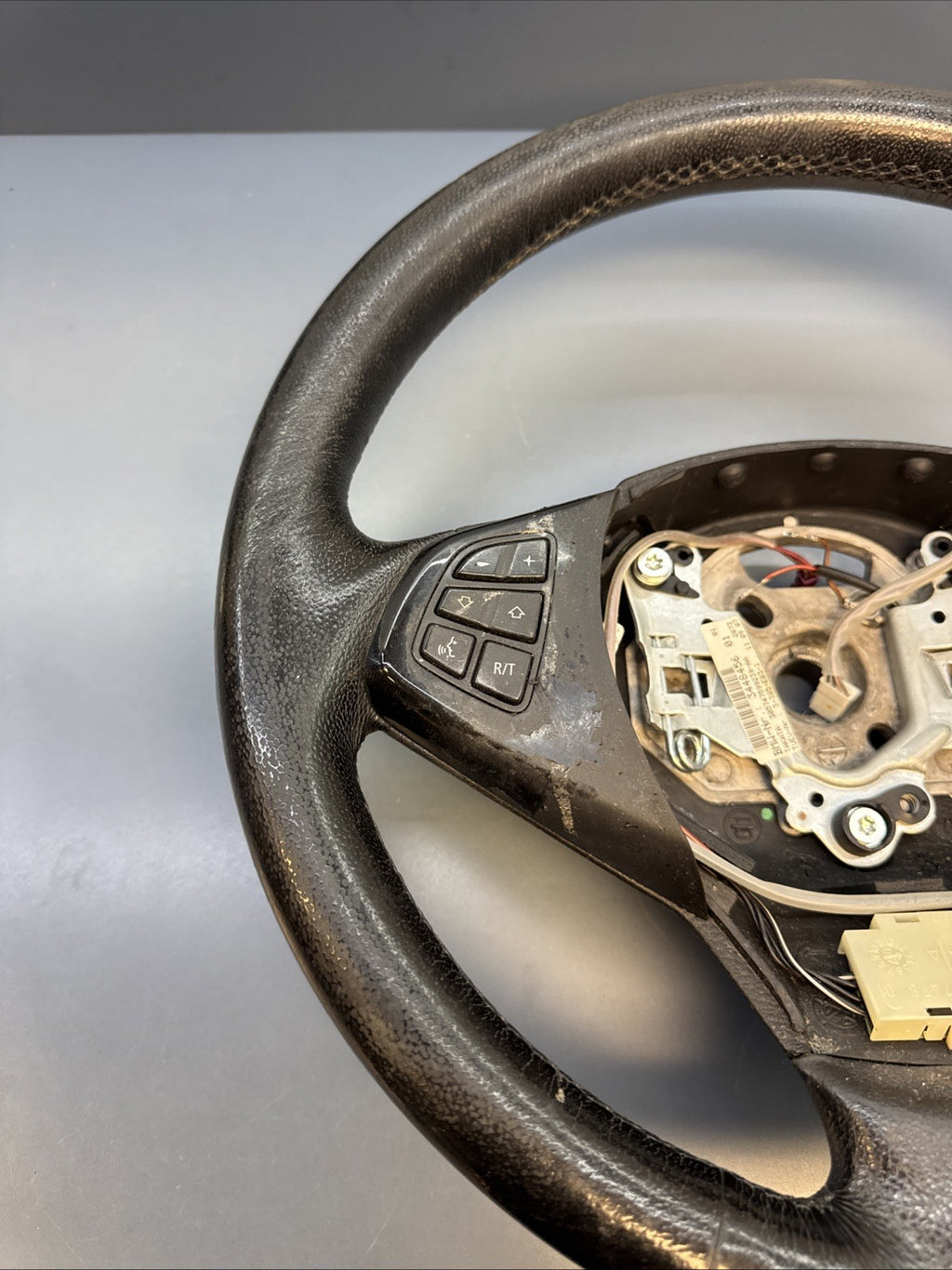 2003-2010 BMW OEM E83 X3 Multifunction Leather Steering Wheel HEATED 3448456
