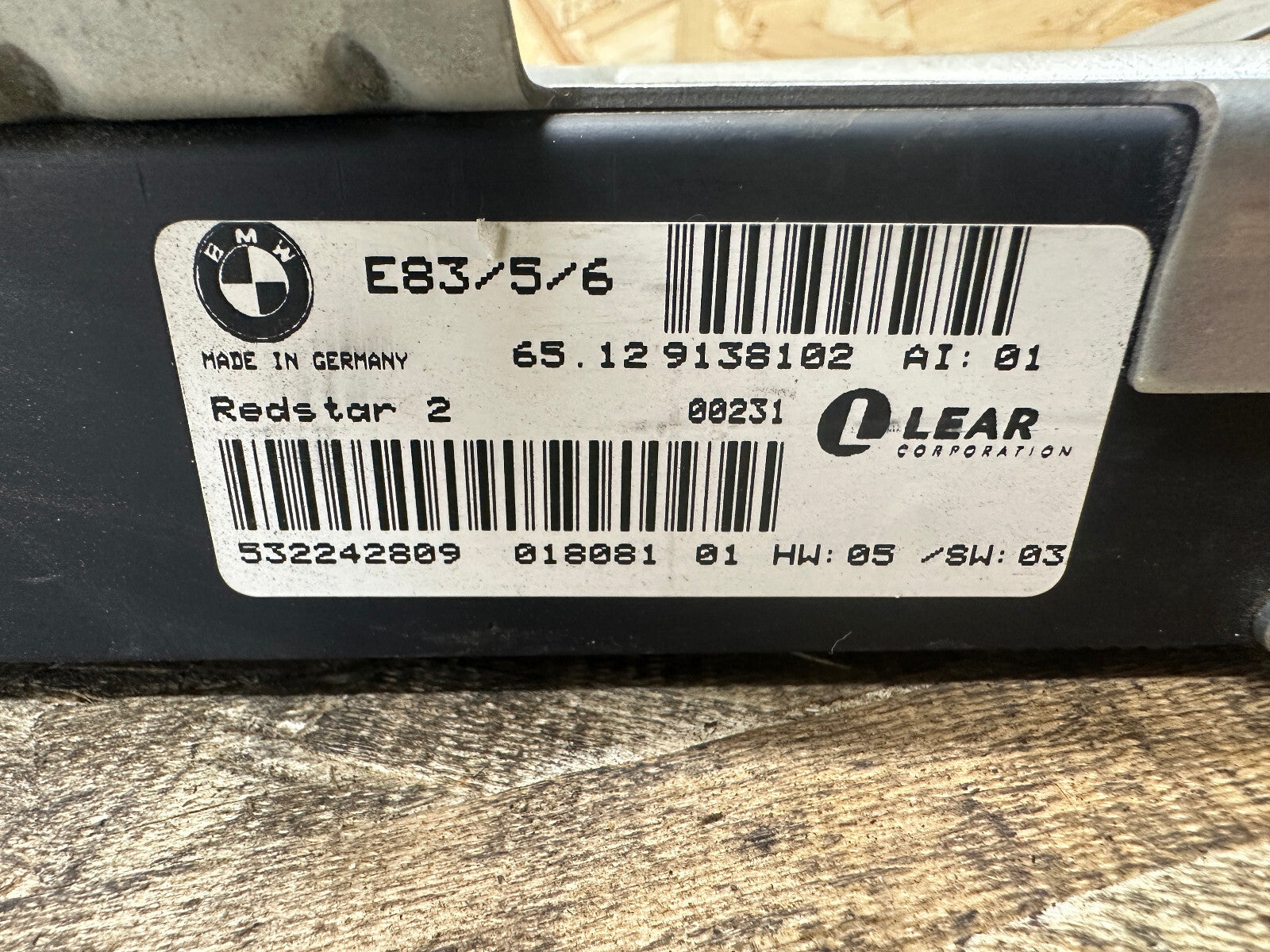 BMW 02-10 E83 E85 X3 Z3 HIGH POWER AUDIO RADIO AMPLIFIER AMP LEAR OEM 9138102