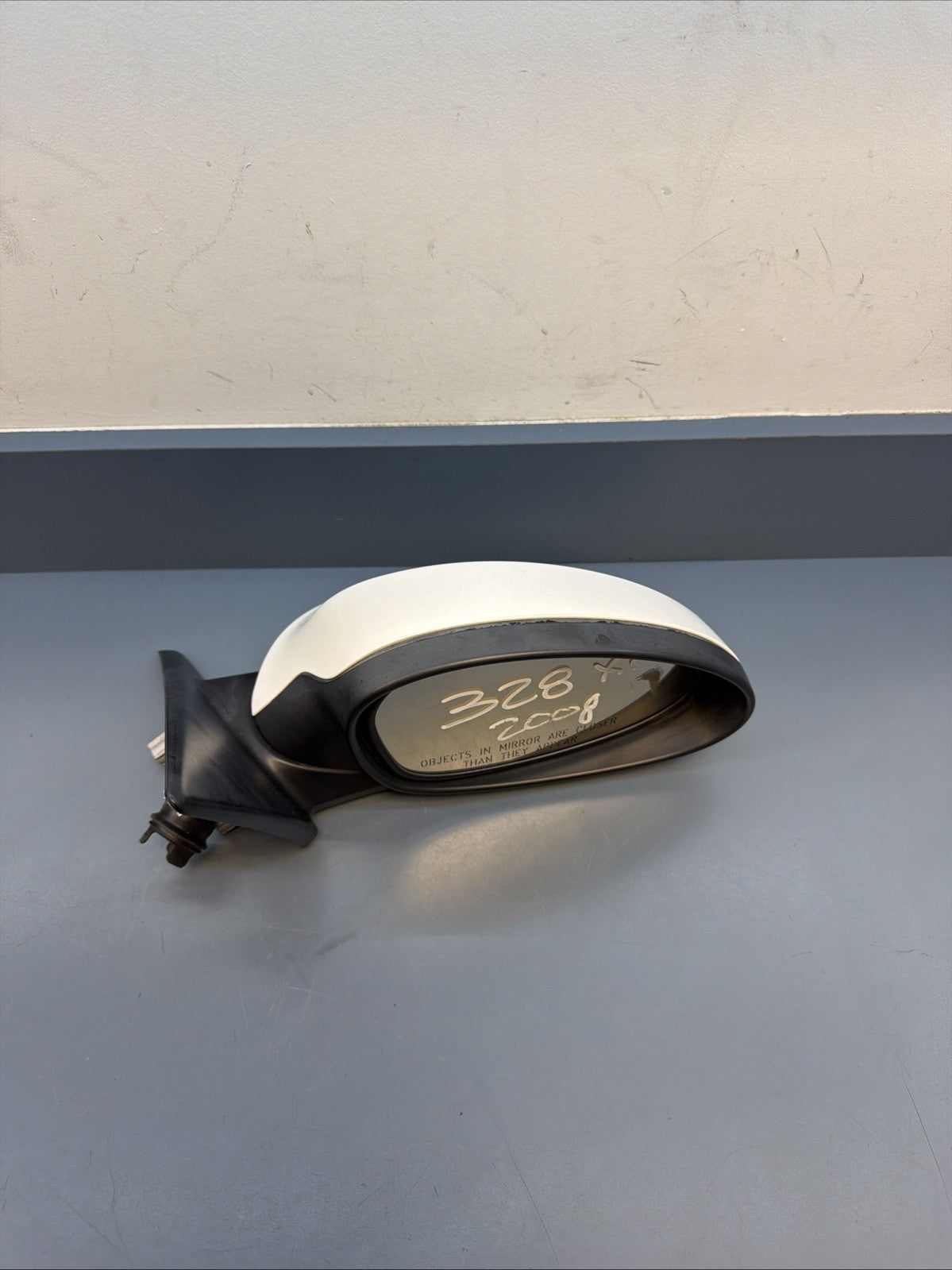 06-08 BMW E90 E91 328i Right Passenger Side Rear View Mirror White 010803 OEM