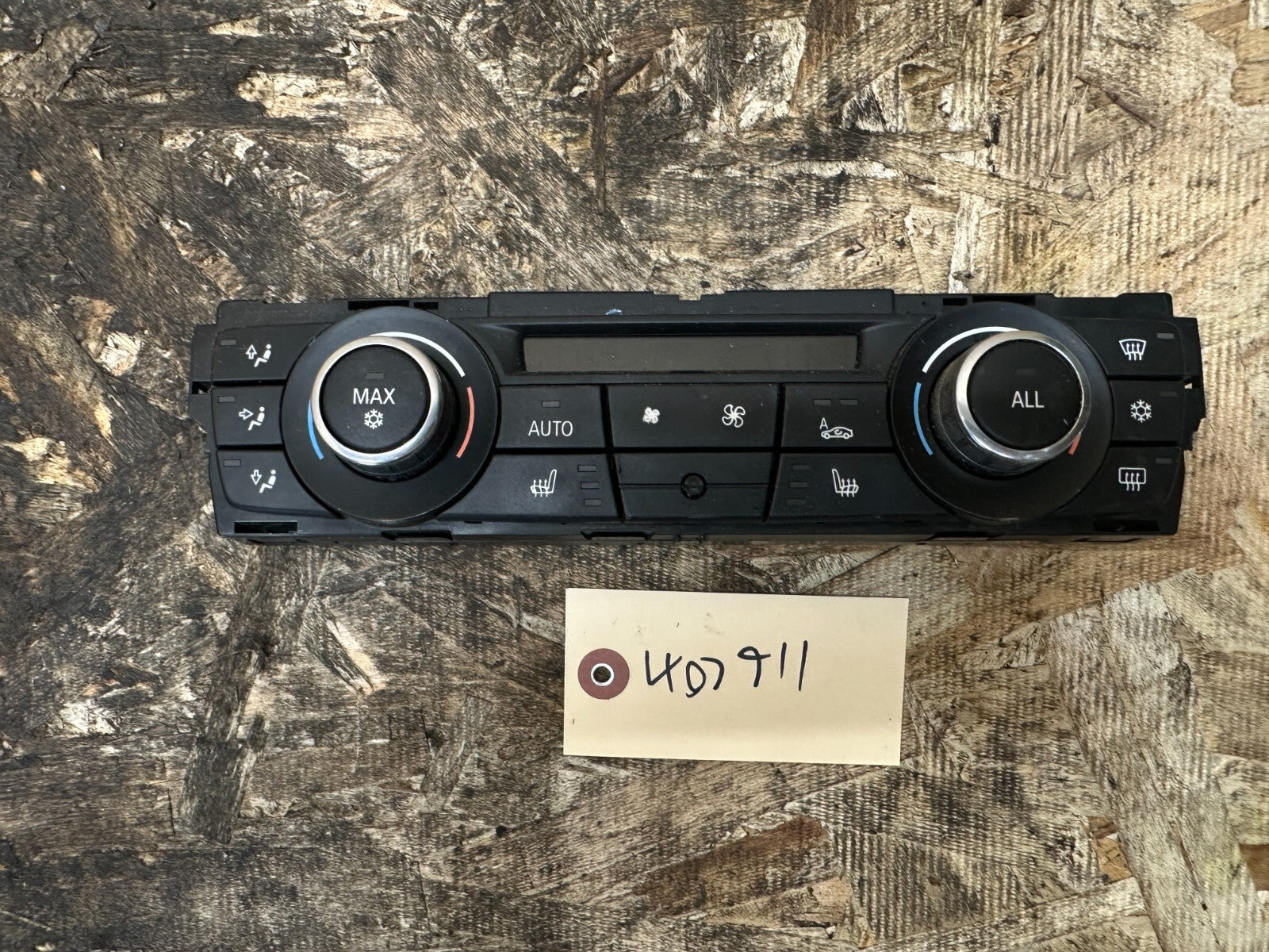 BMW 06-12 E90 CLIMATE CONTROL PANEL+HILL DESCENT MODULE OEM 9224546+6962612