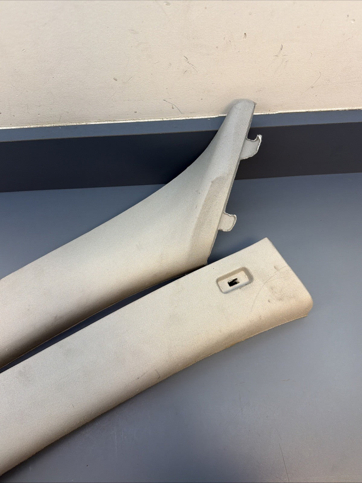 BMW E90 335xi Series 4dr Front Left & Right A Pillar Cloth Trim 7058332 7058331