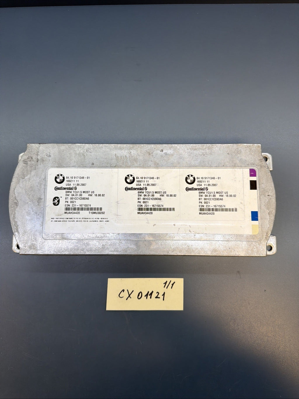 2008 BMW 328i 335i 528i 535i Bluetooth Communication Module 9171348 OEM